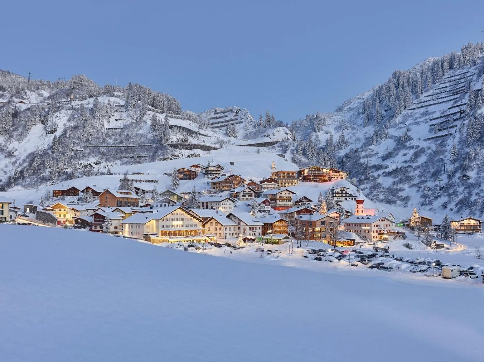 Natural landscape in Arlberg Lodges