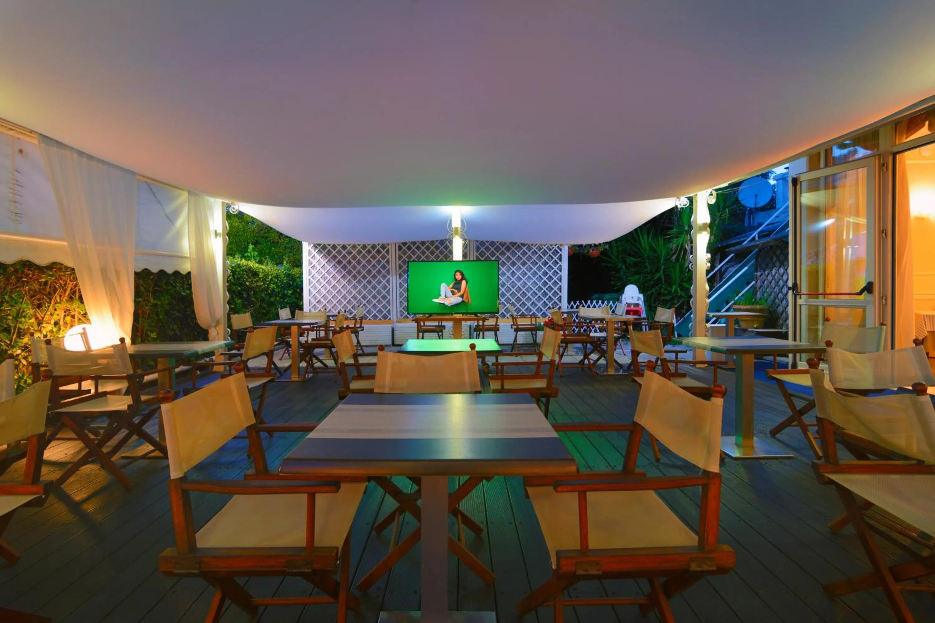 Patio in Hotel Coluccini