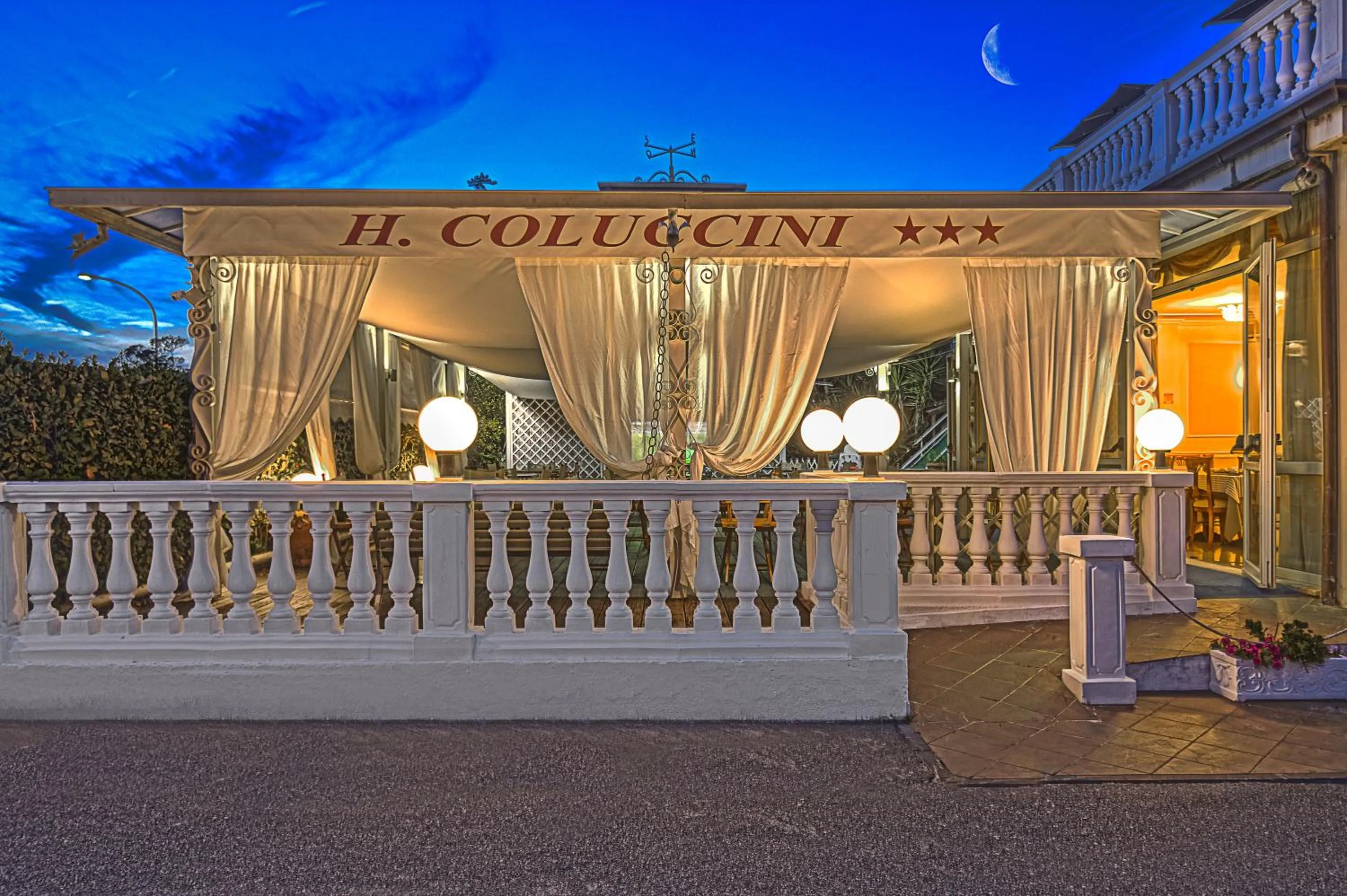 Patio in Hotel Coluccini