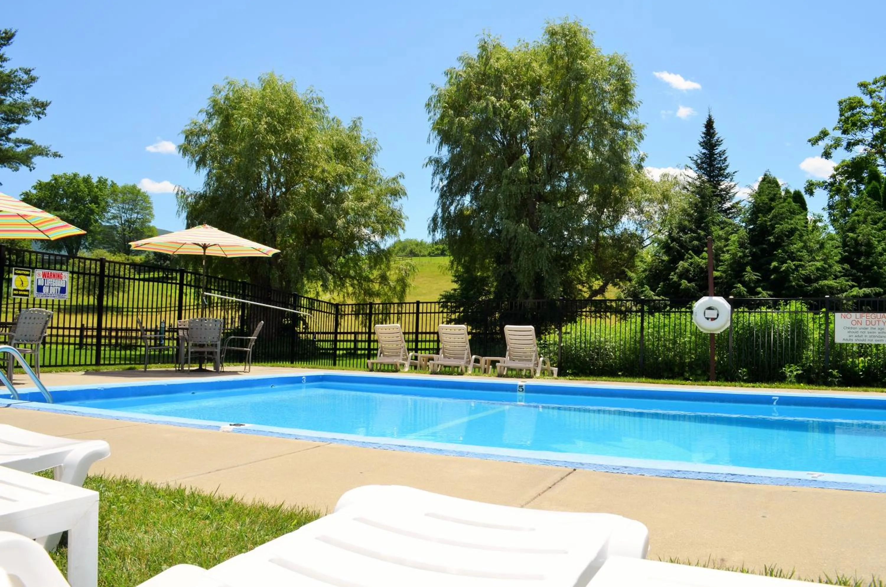 Swimming pool in Maple Terrace Motel