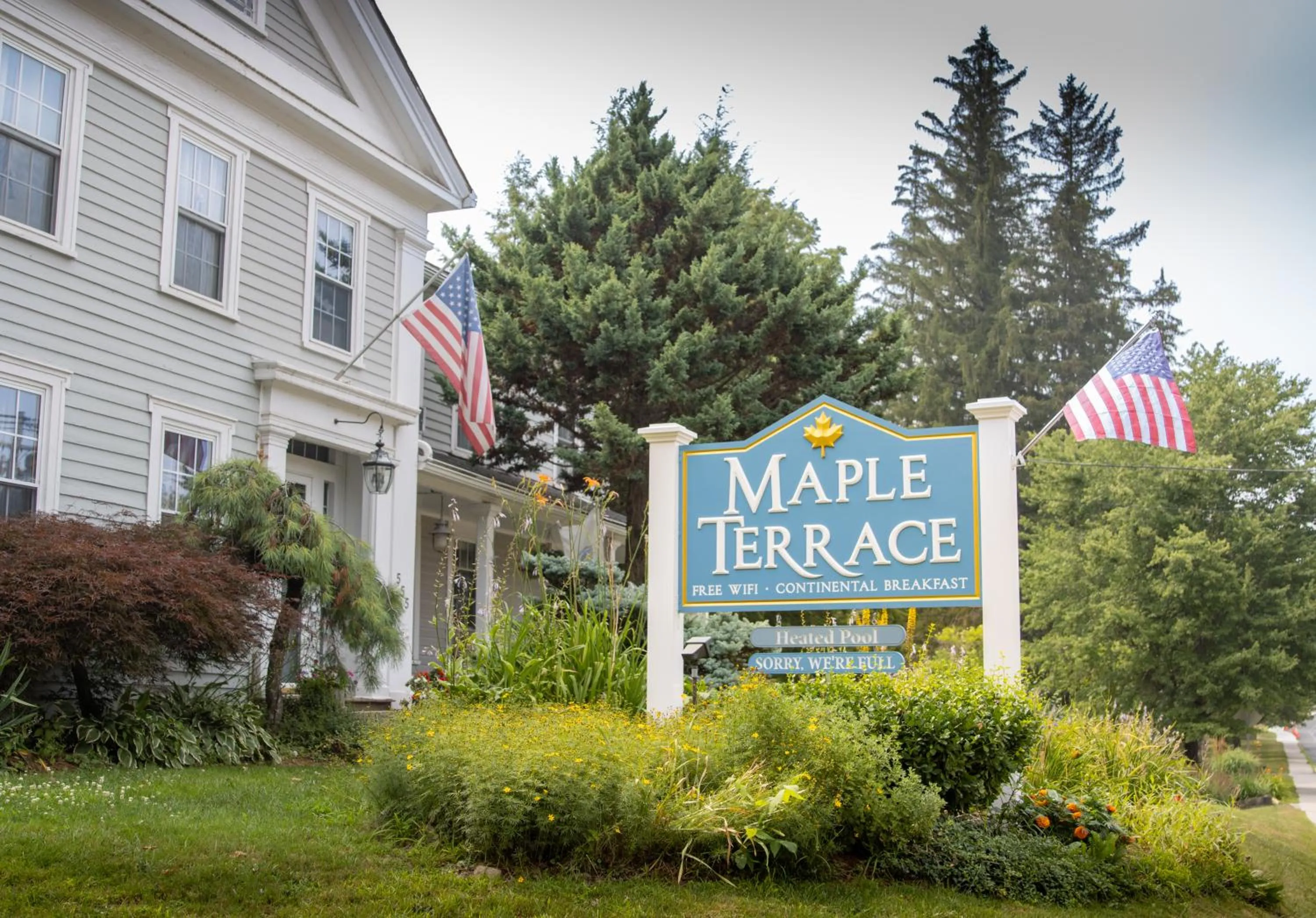 Property logo or sign in Maple Terrace Motel