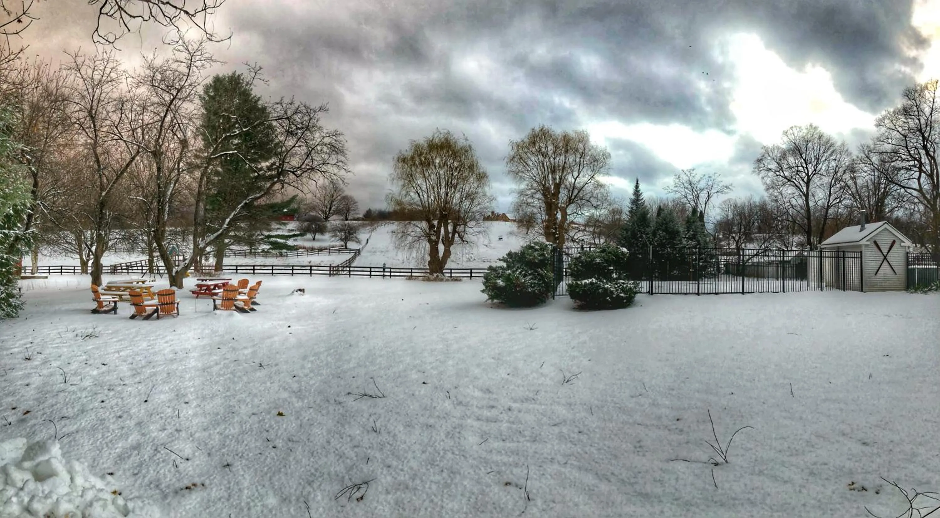 Patio in Maple Terrace Motel