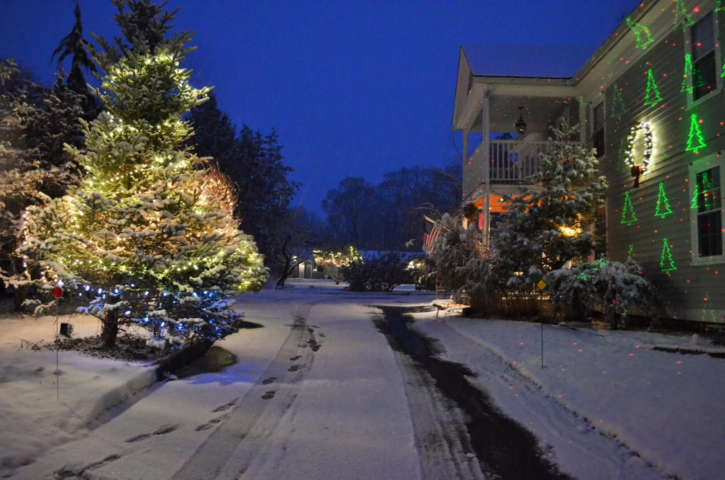 Winter in Maple Terrace Motel