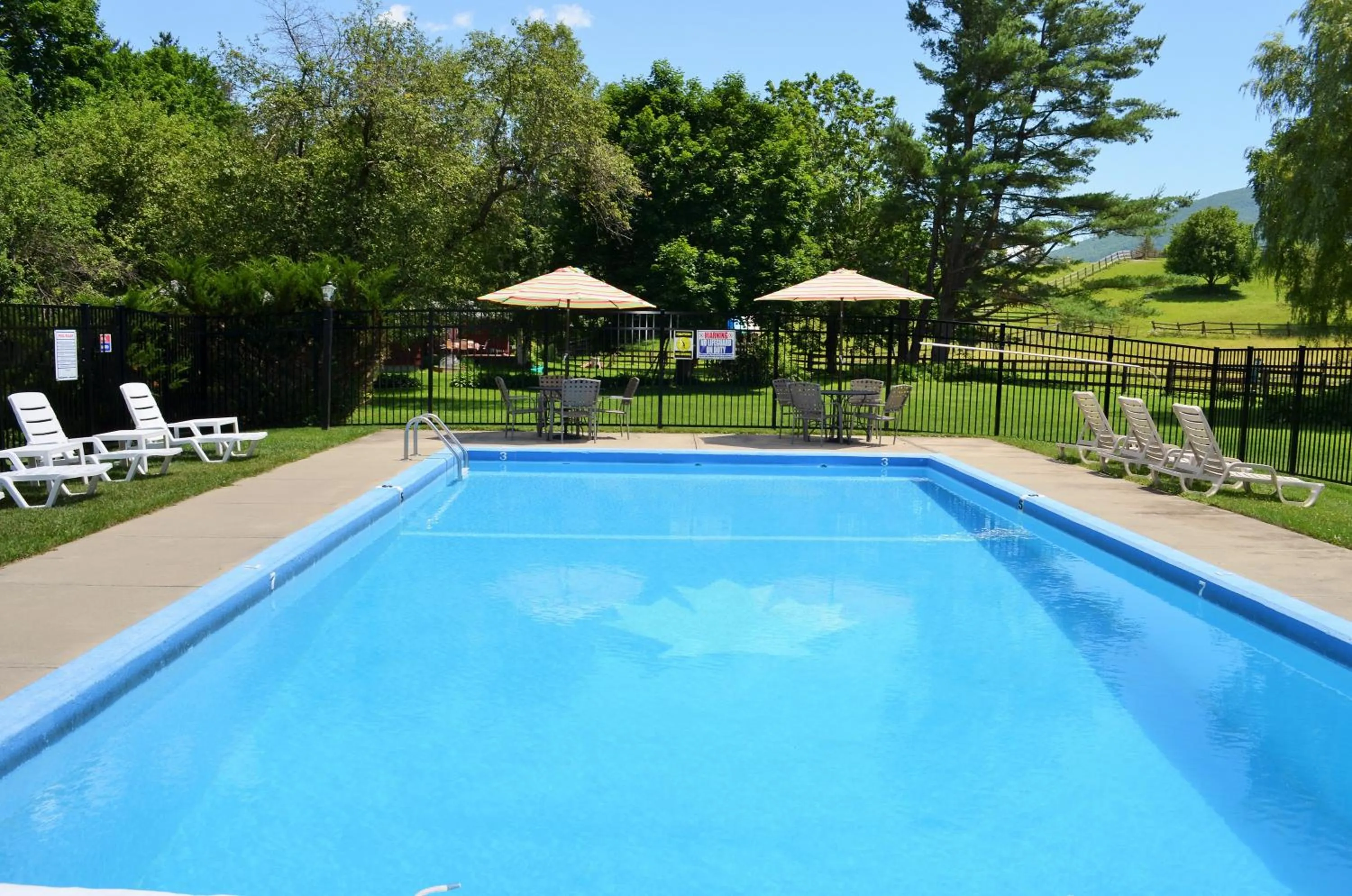 Swimming pool in Maple Terrace Motel