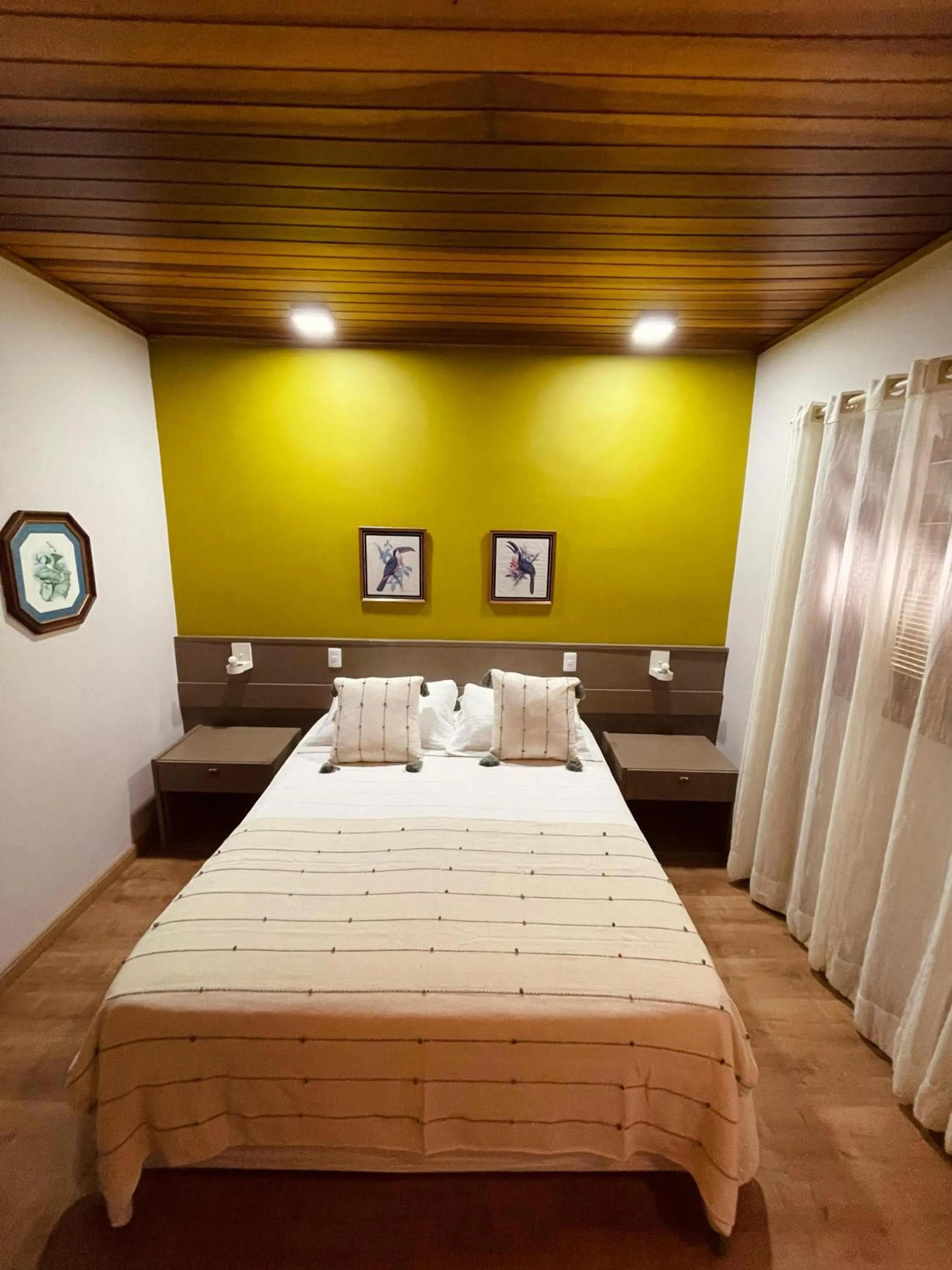 Bed in Pousada Cantinho da Serra