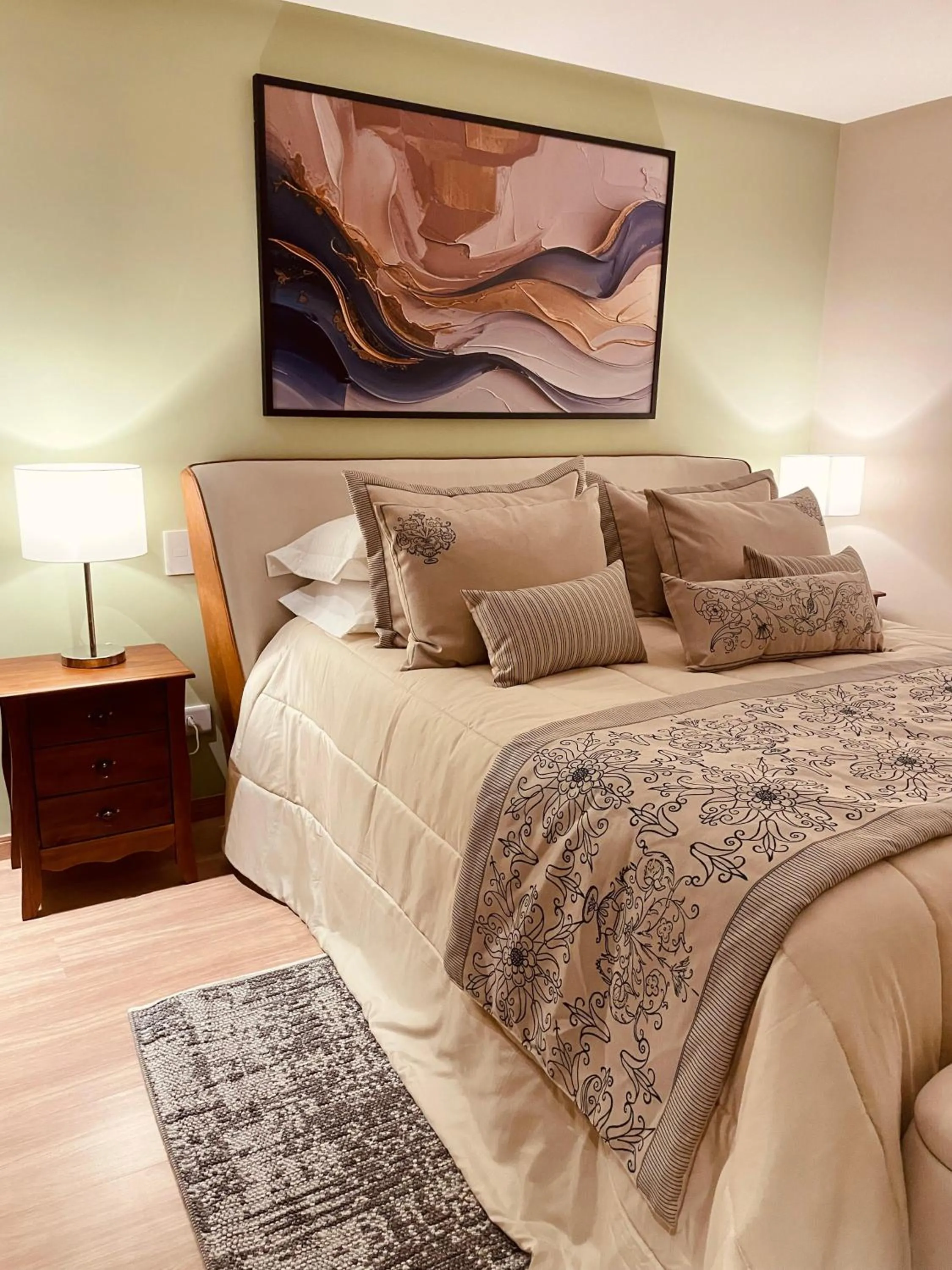 Photo of the whole room, Bed in Pousada Cantinho da Serra