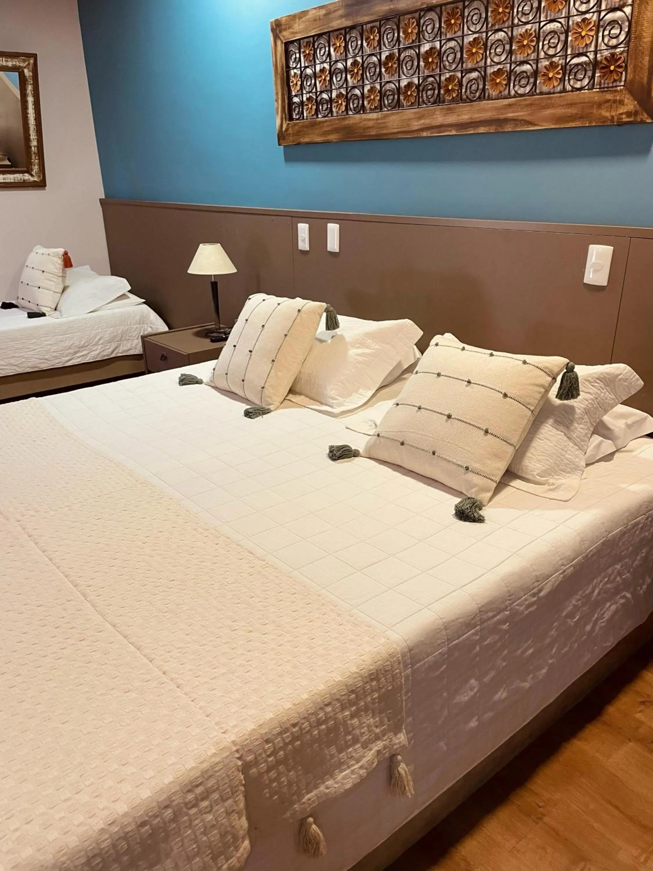 Bed in Pousada Cantinho da Serra
