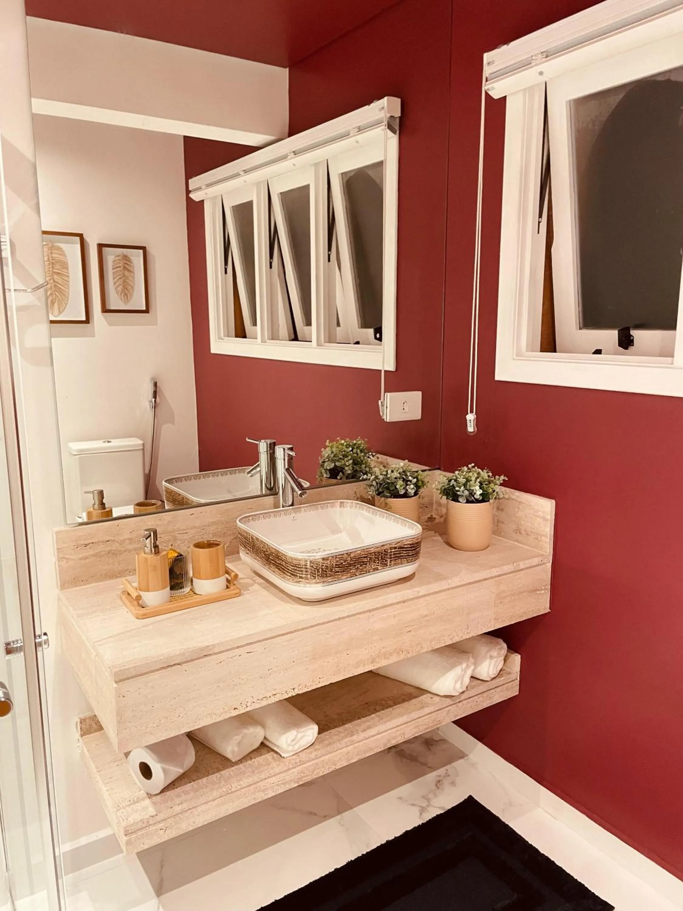Bathroom in Pousada Cantinho da Serra