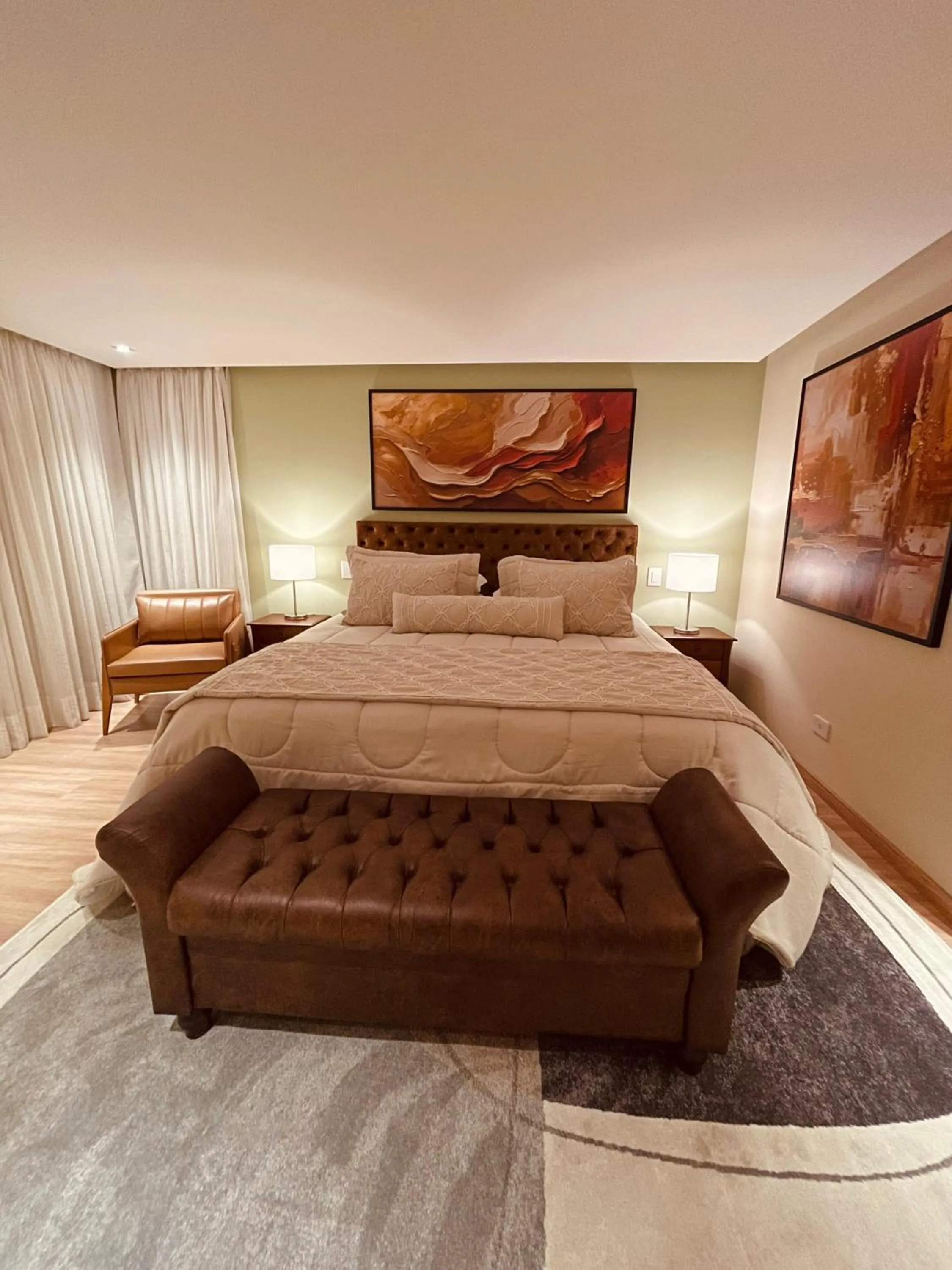 Bed in Pousada Cantinho da Serra