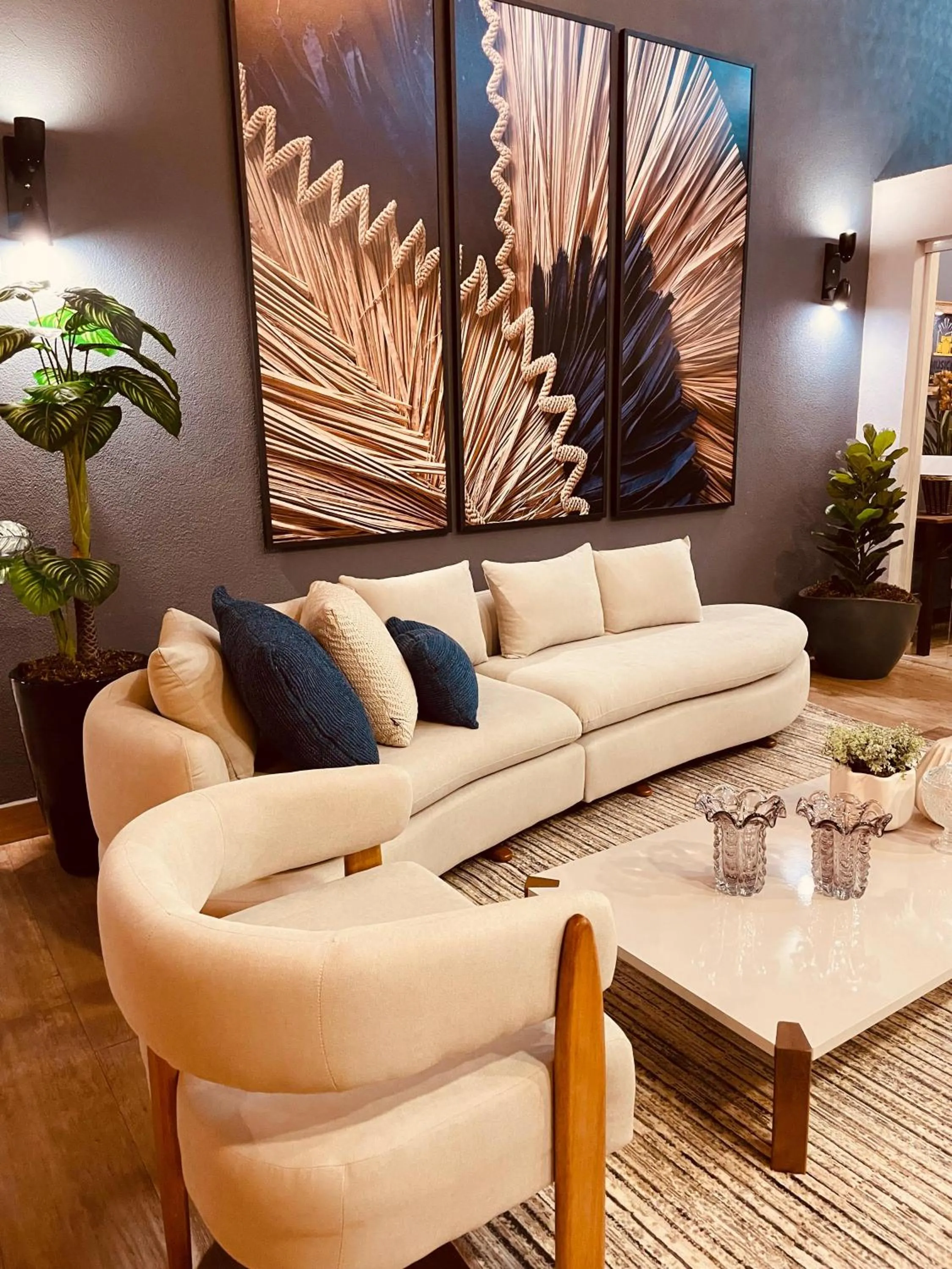 Living room in Pousada Cantinho da Serra