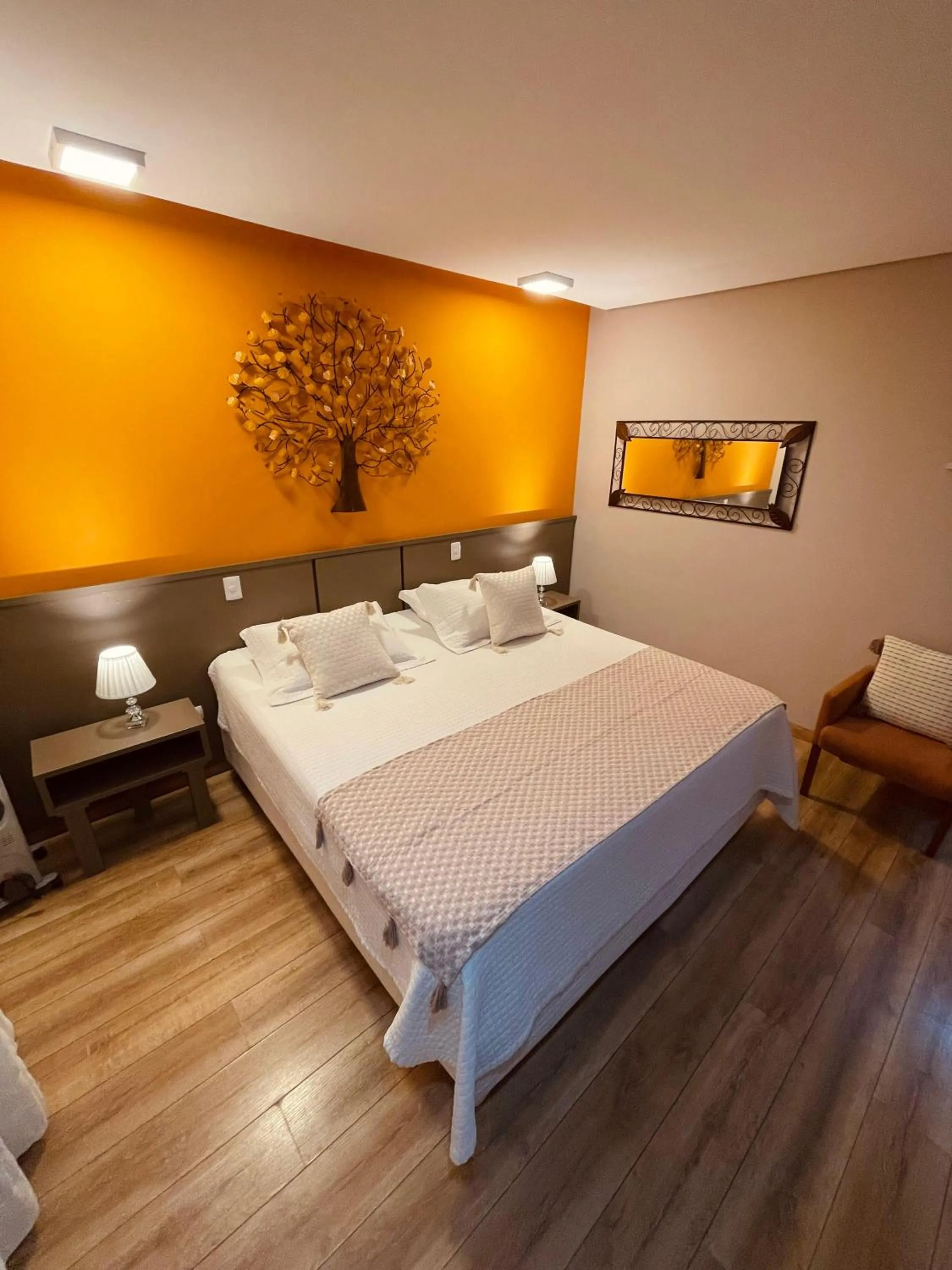 Bed in Pousada Cantinho da Serra