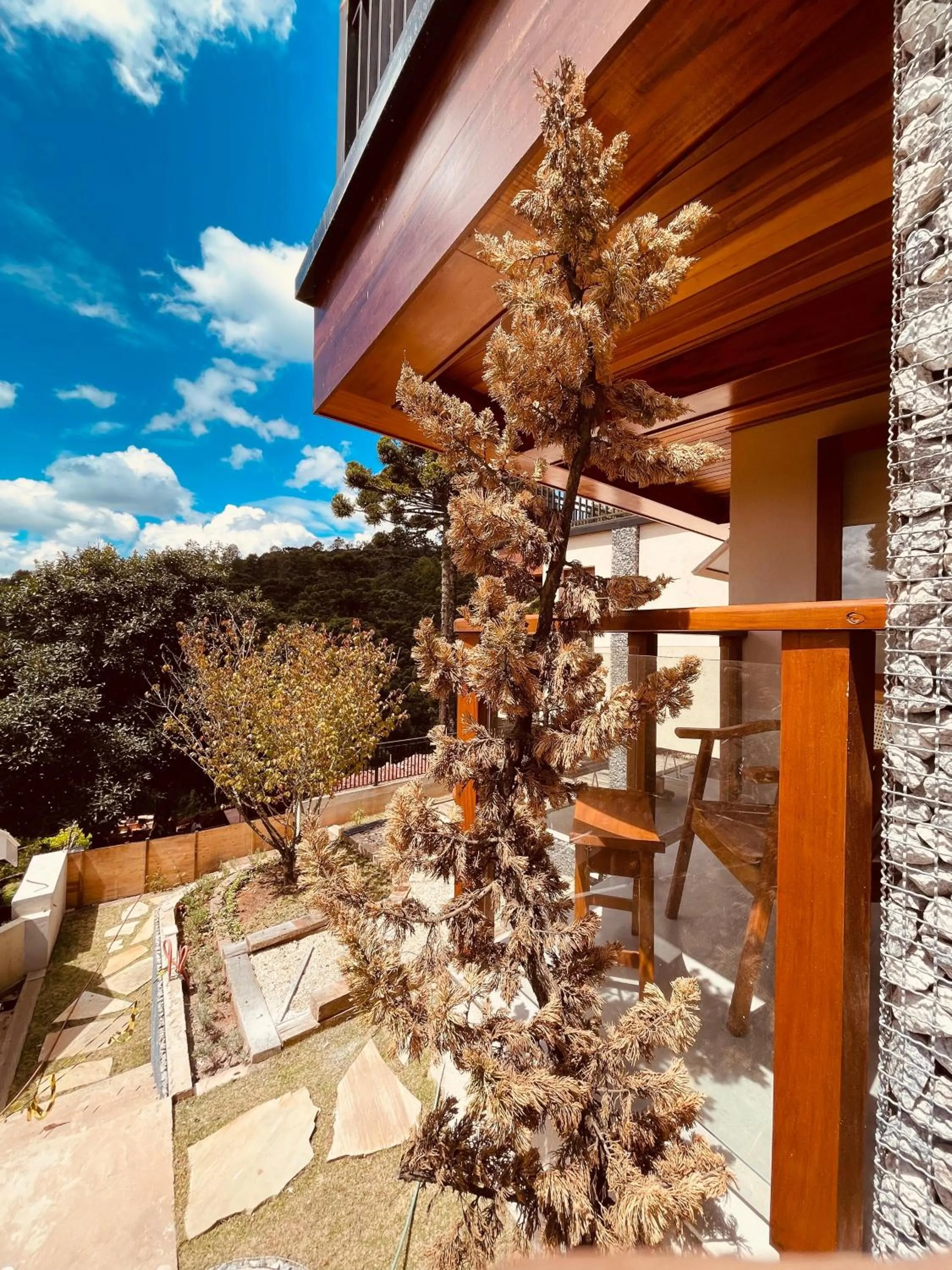 Patio in Pousada Cantinho da Serra
