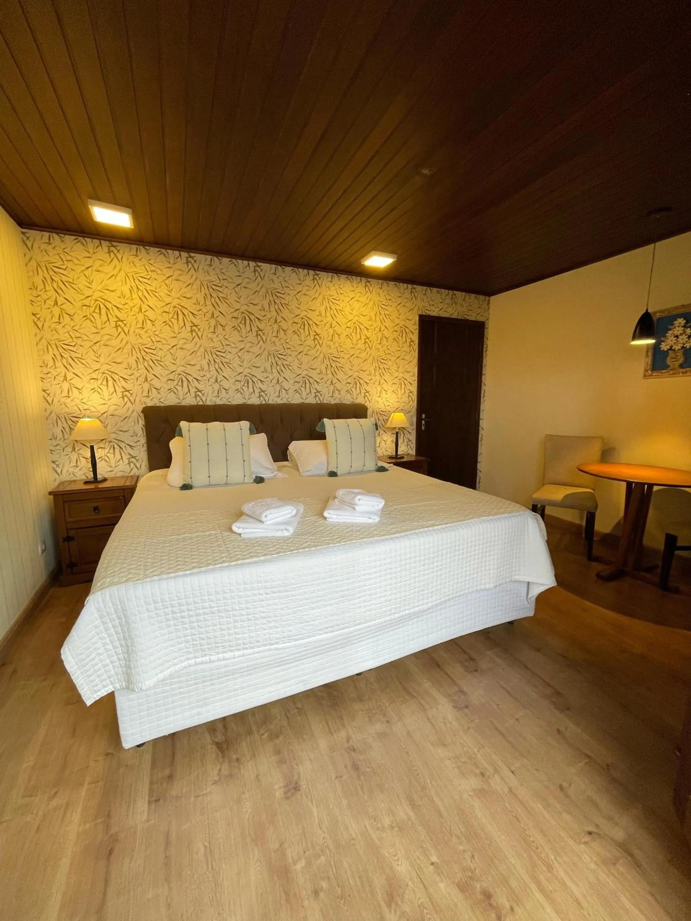 Bed in Pousada Cantinho da Serra