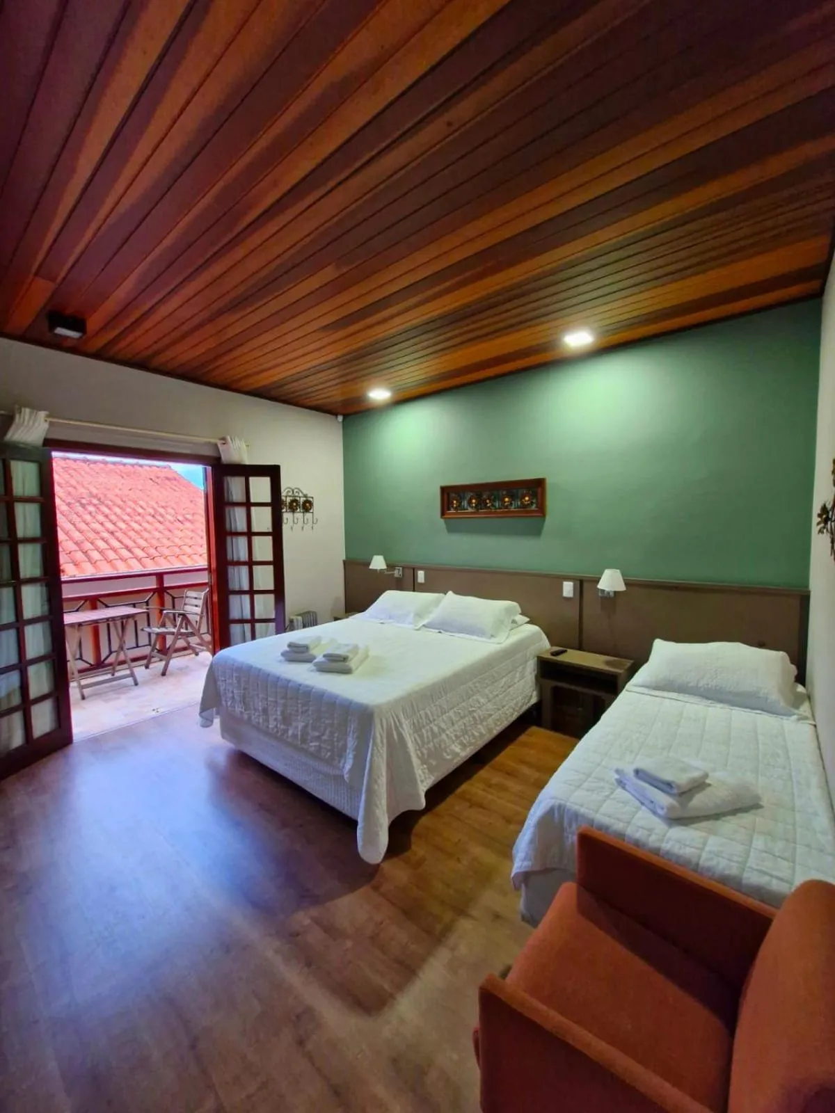 Bed in Pousada Cantinho da Serra