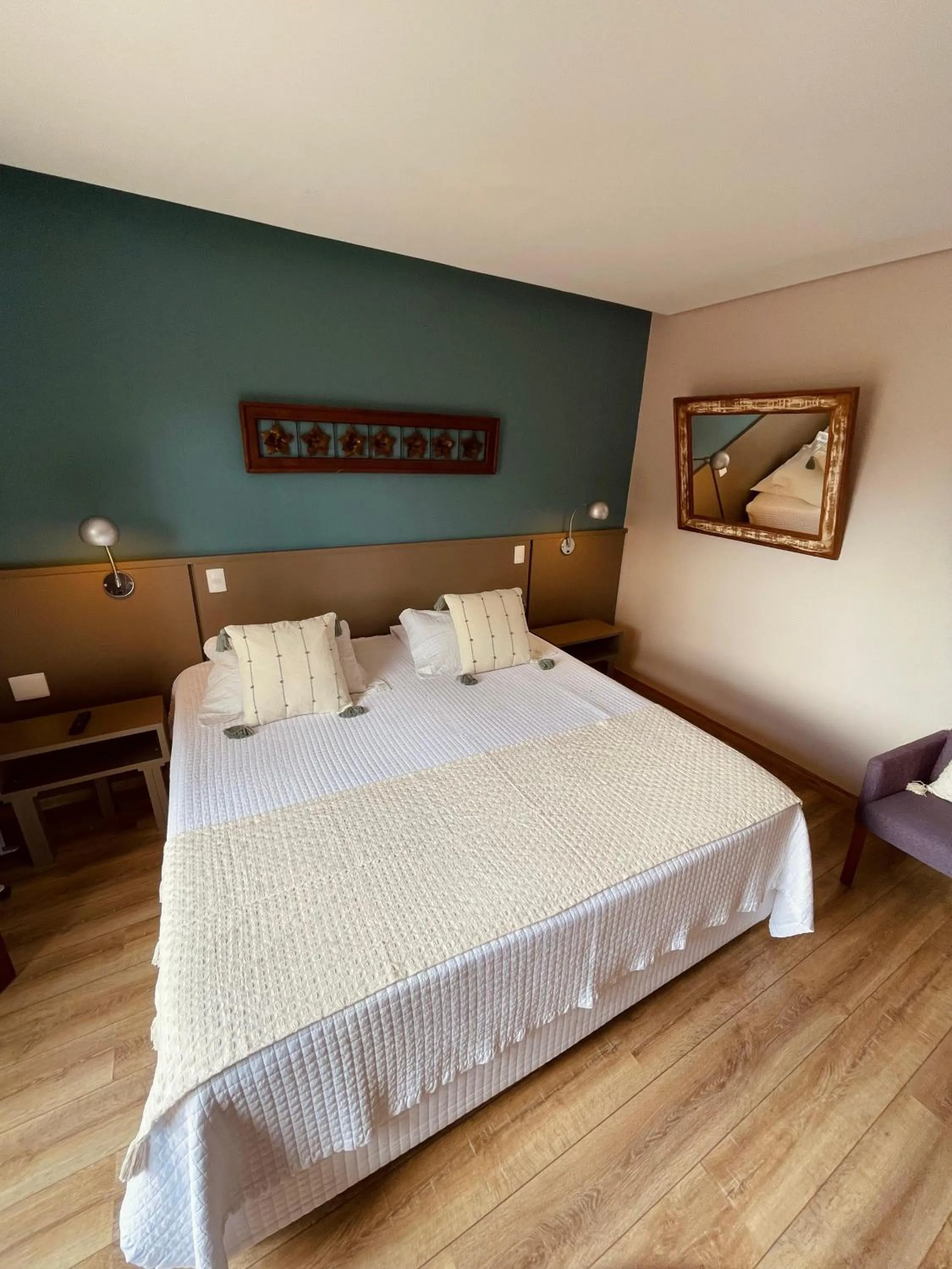 Bed in Pousada Cantinho da Serra