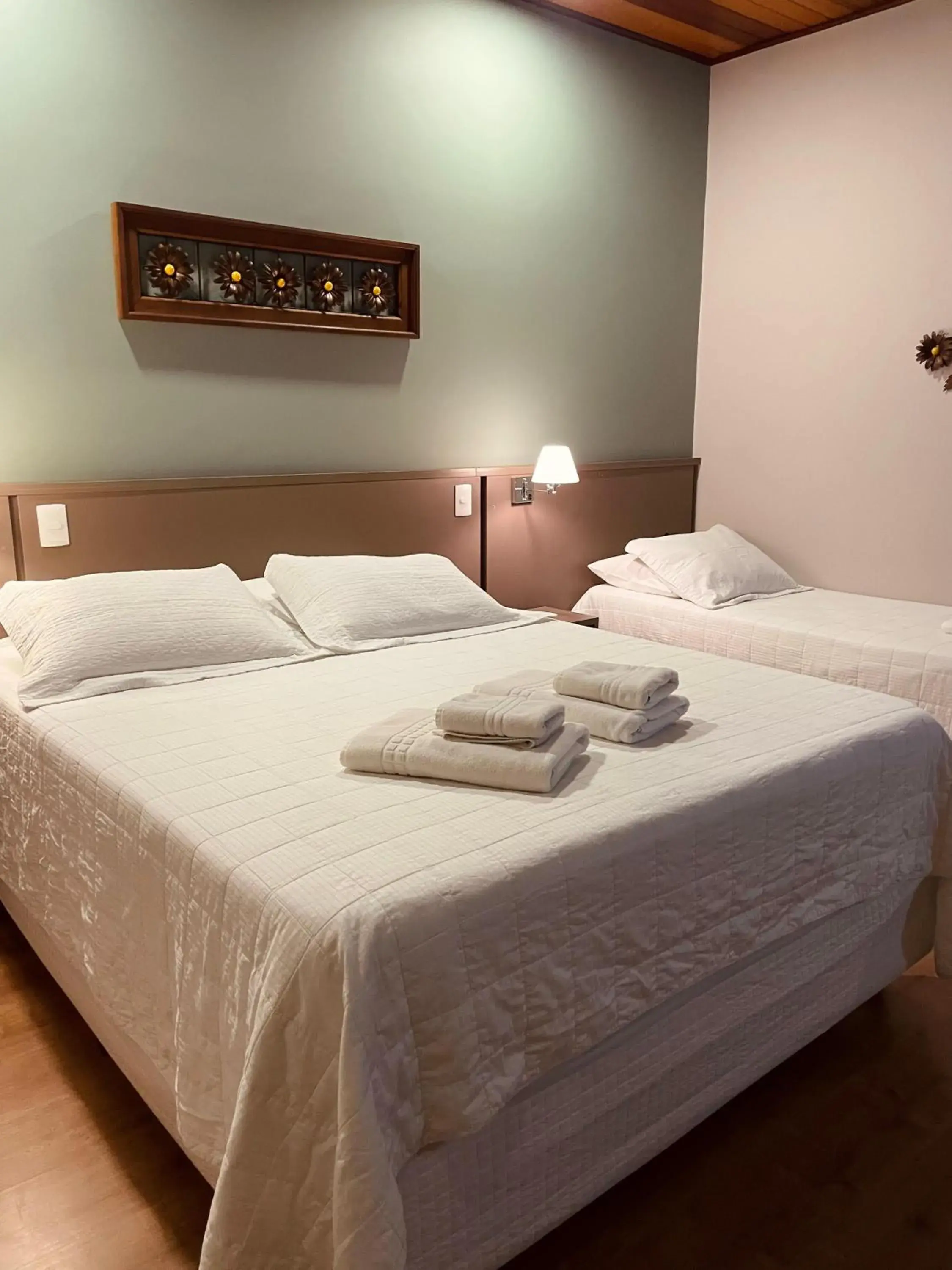 Triple Room with Balcony in Pousada Cantinho da Serra Triple Room with Balcony in Pousada Cantinho da Serra