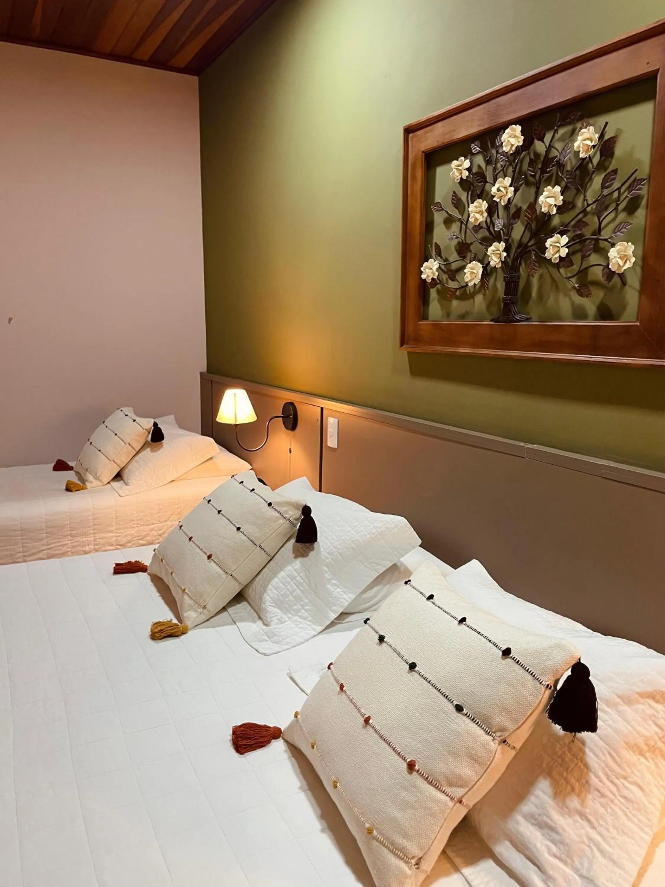 Bed in Pousada Cantinho da Serra