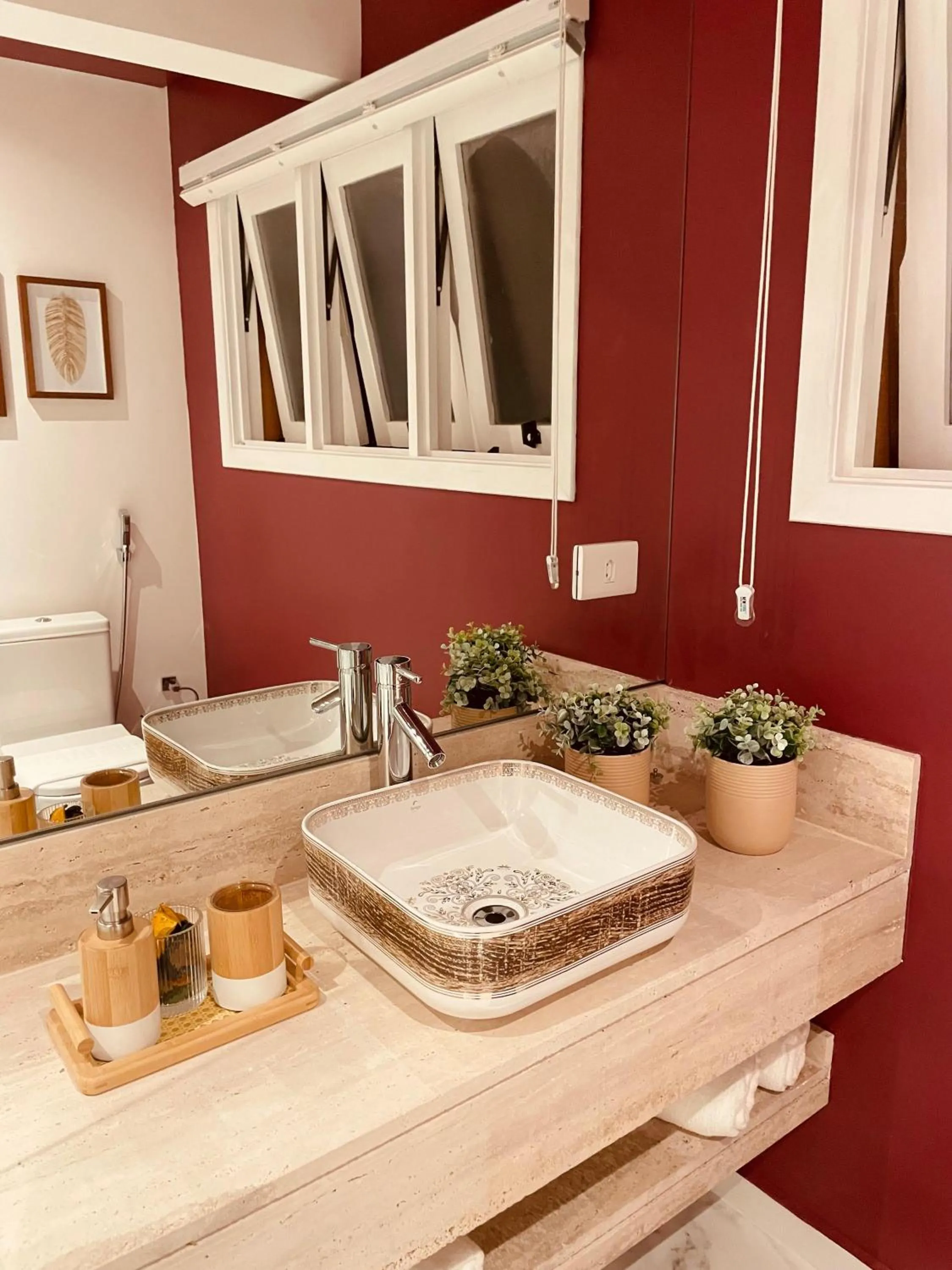 Bathroom in Pousada Cantinho da Serra