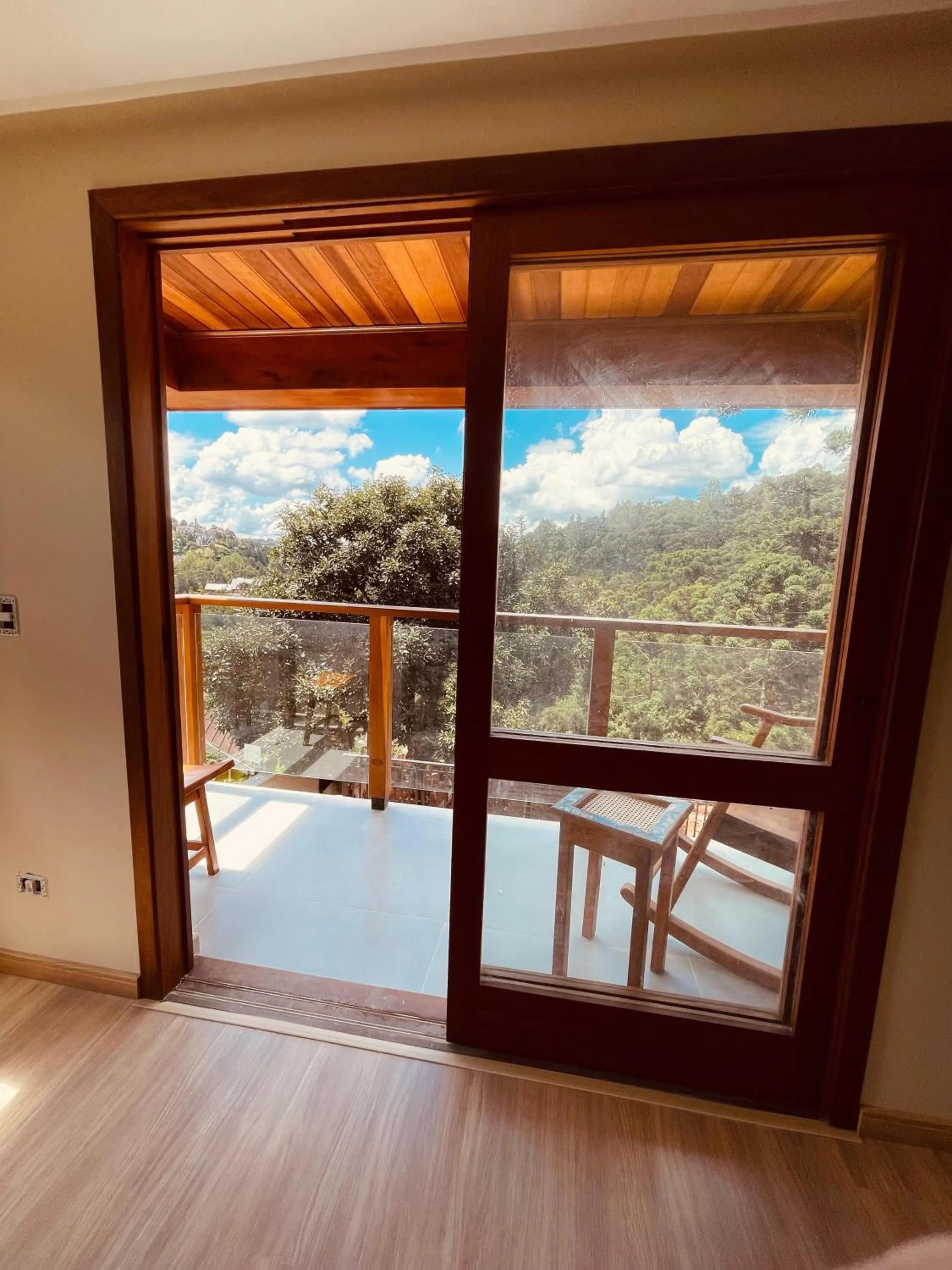 Garden view in Pousada Cantinho da Serra