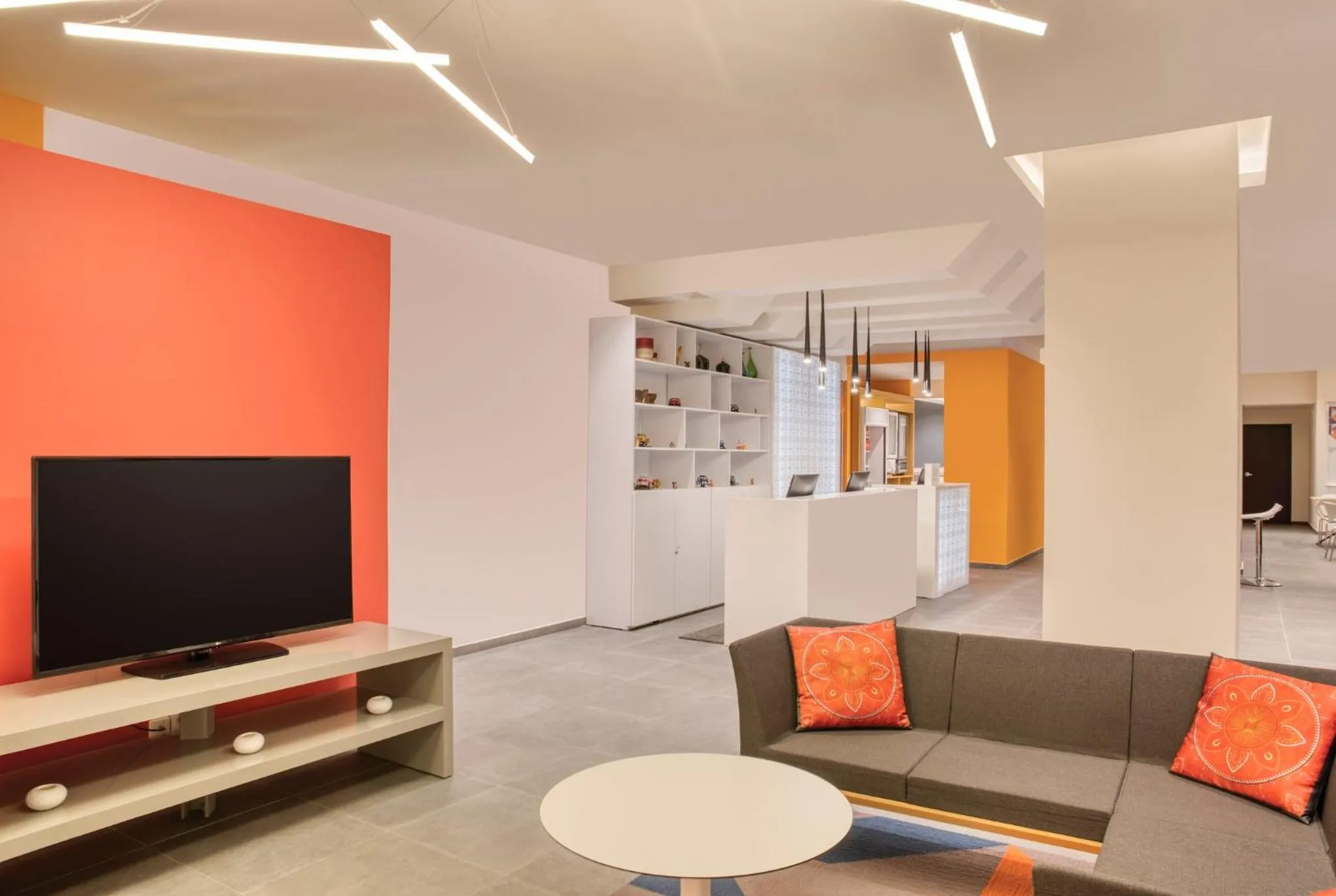 Living room in Fiesta Inn Express Puebla Explanada