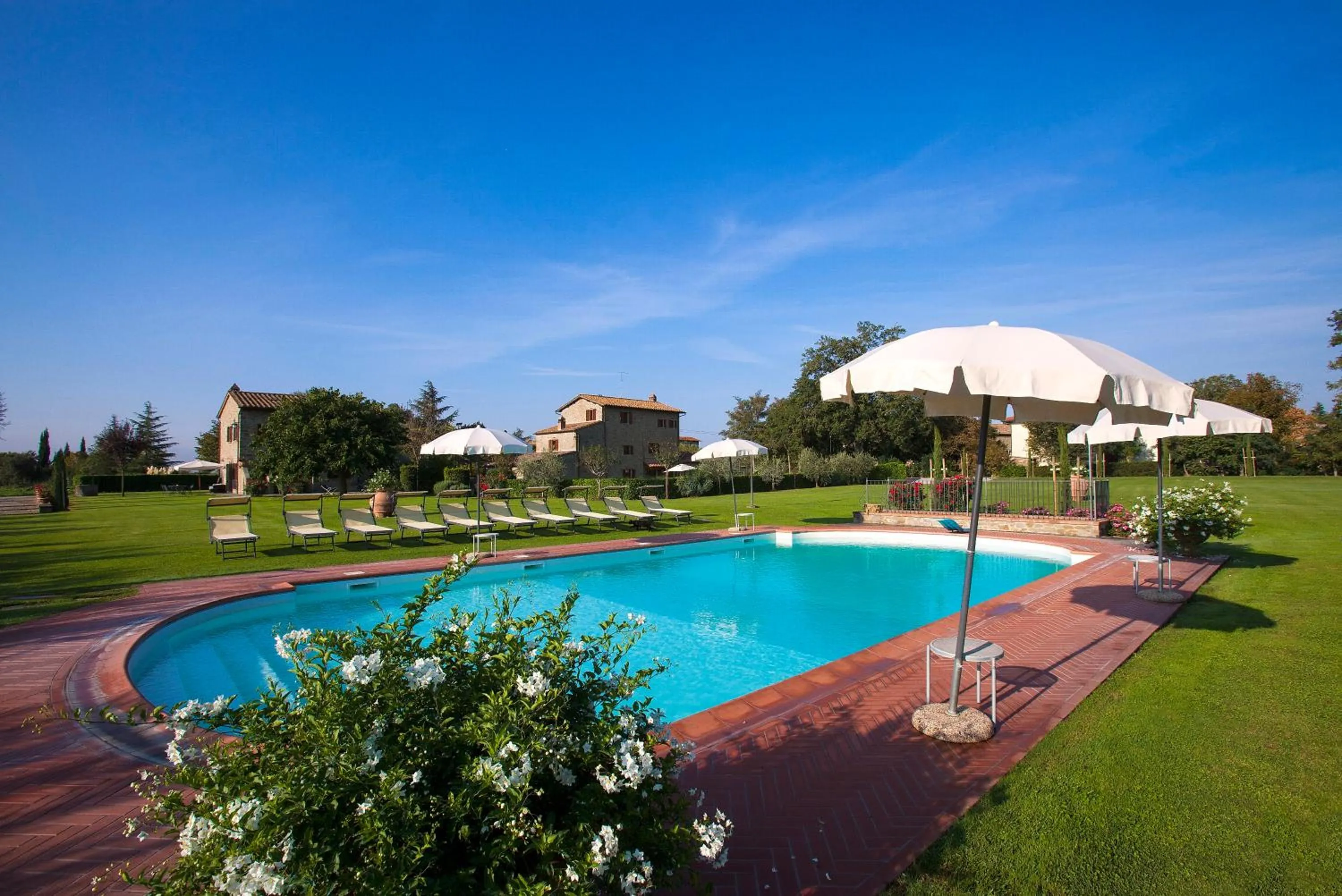 Garden view in Agriturismo I Pagliai