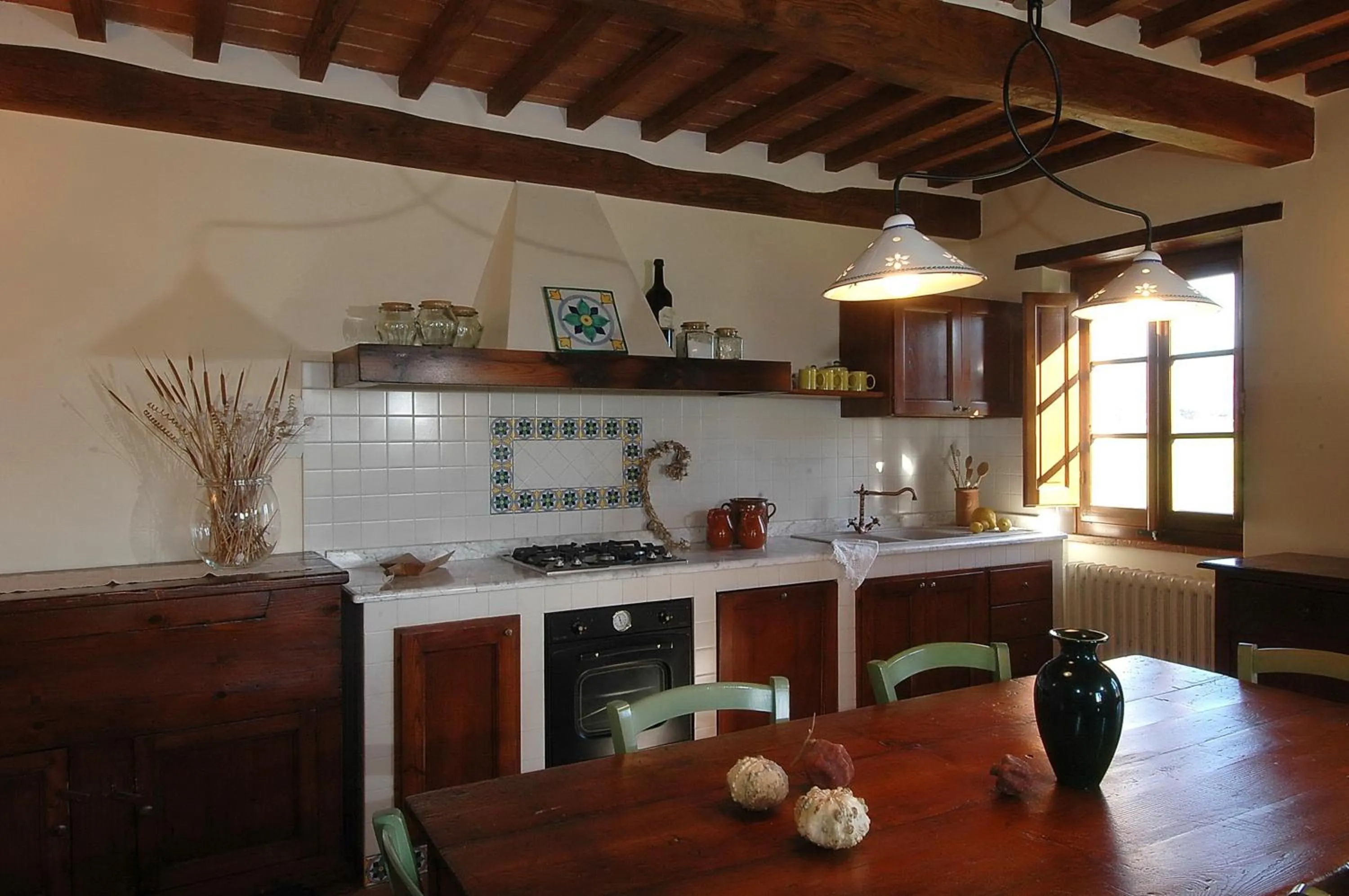 Kitchen or kitchenette in Agriturismo I Pagliai