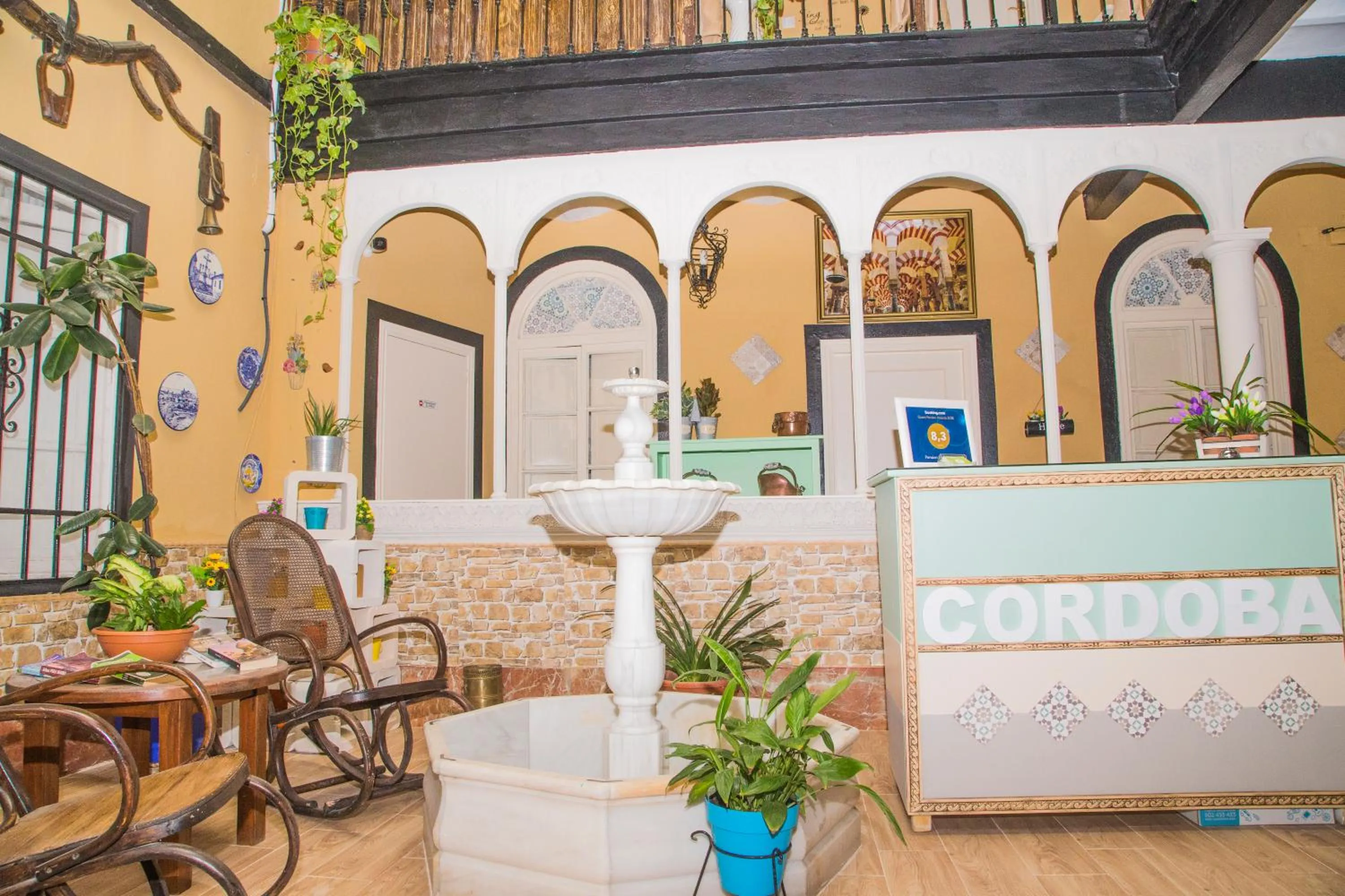 Decorative detail in Pension Internacional