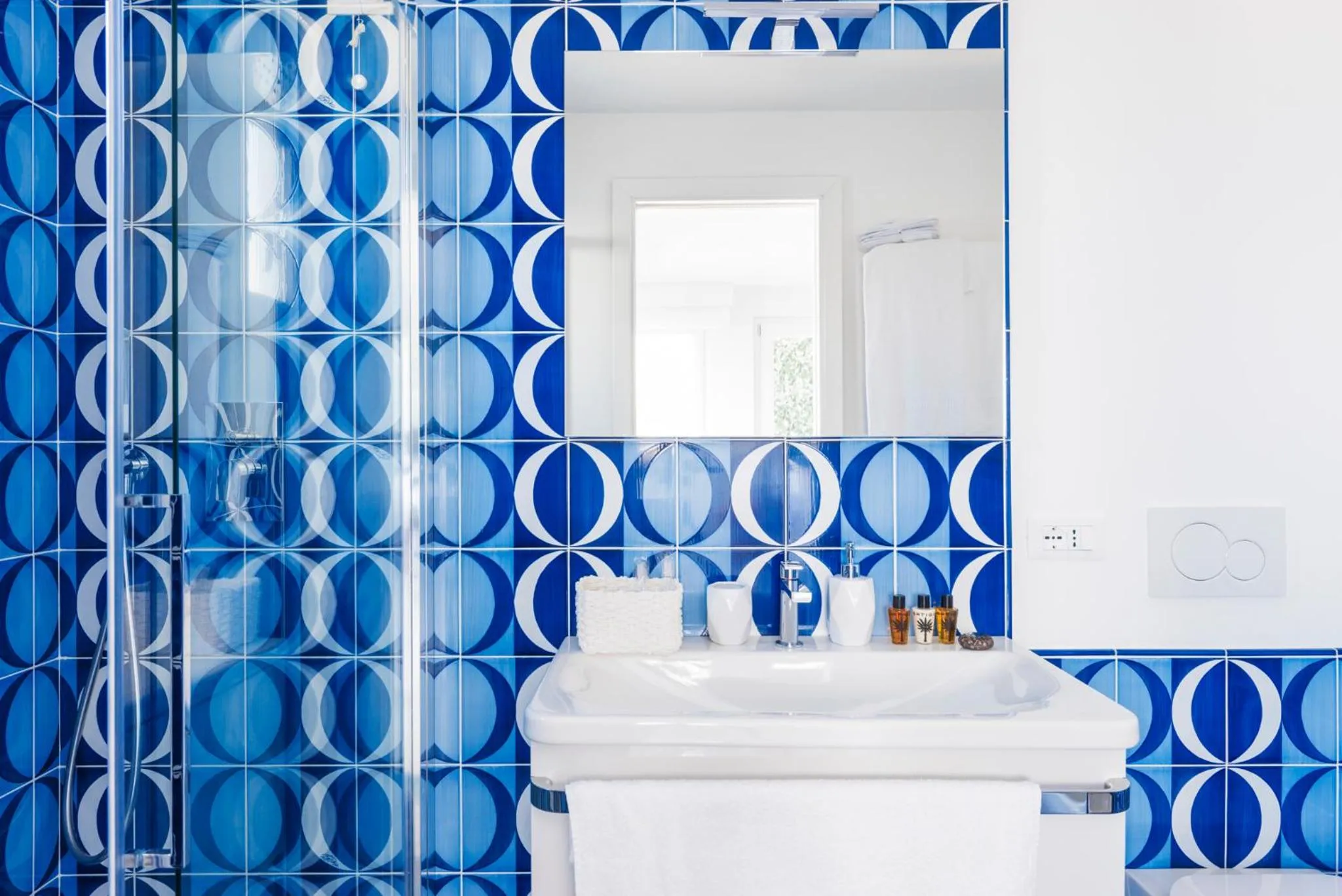 Shower in La Divina Amalfi Coast