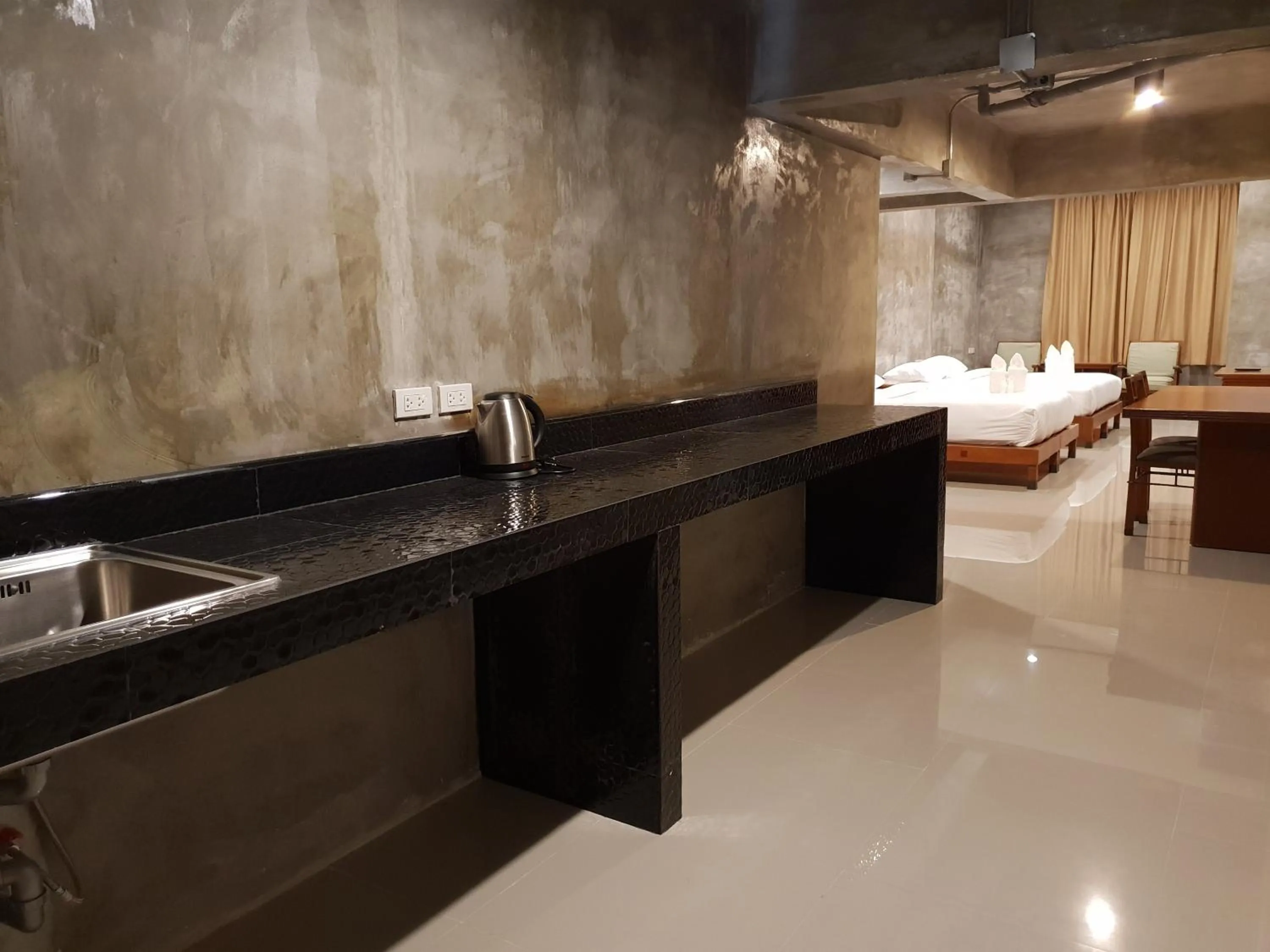 Kitchen or kitchenette, Bed in D Huahin Vintage & Loft