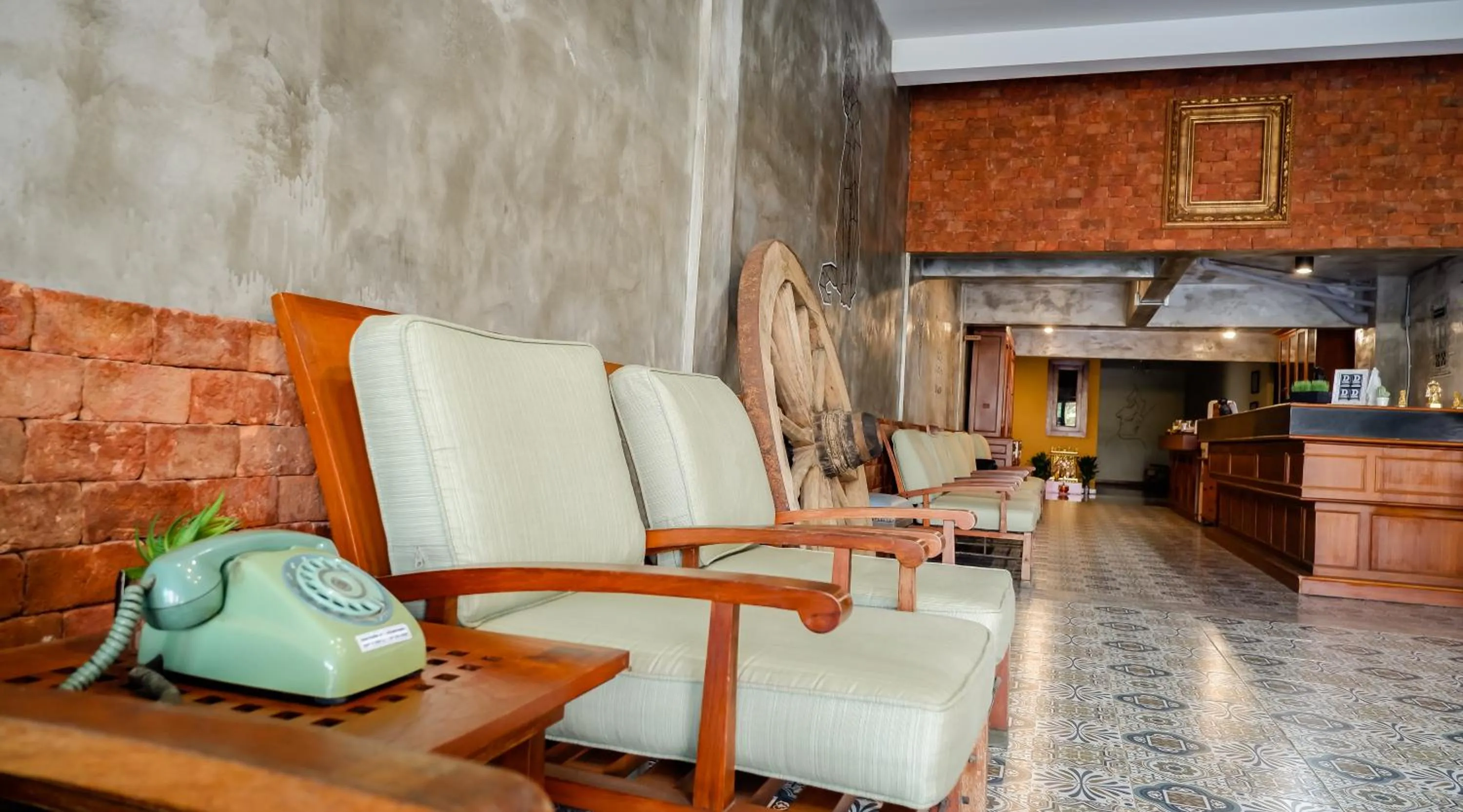 Living room in D Huahin Vintage & Loft