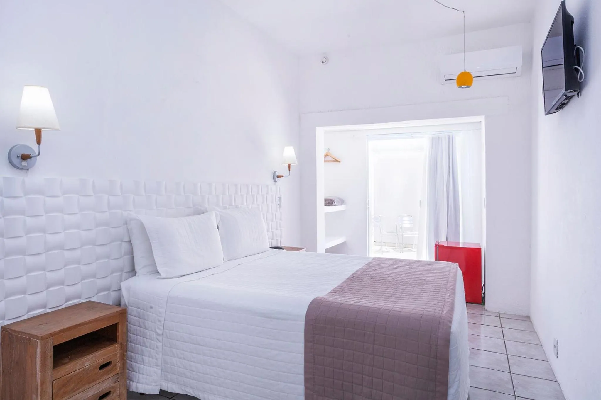 Bedroom, Bed in Hotel Ilhabela