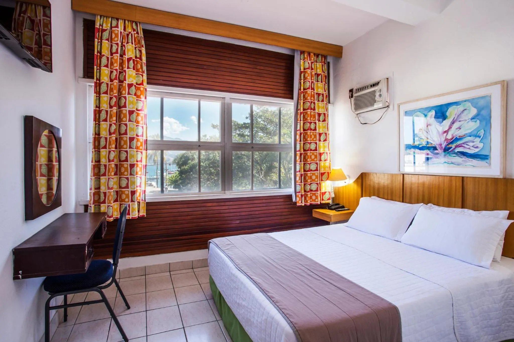 Bedroom, Bed in Hotel Ilhabela