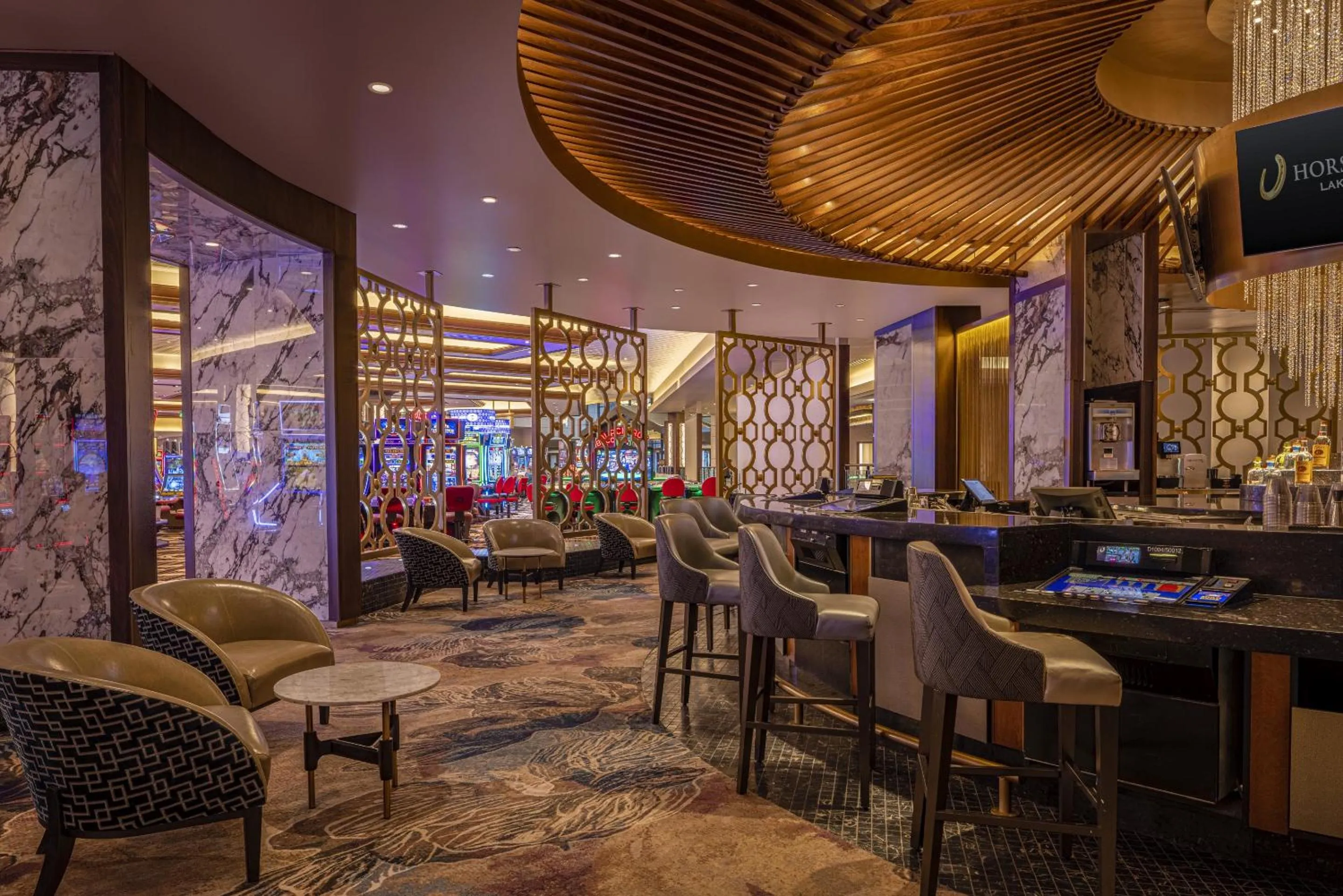 Lounge or bar in Horseshoe Lake Charles