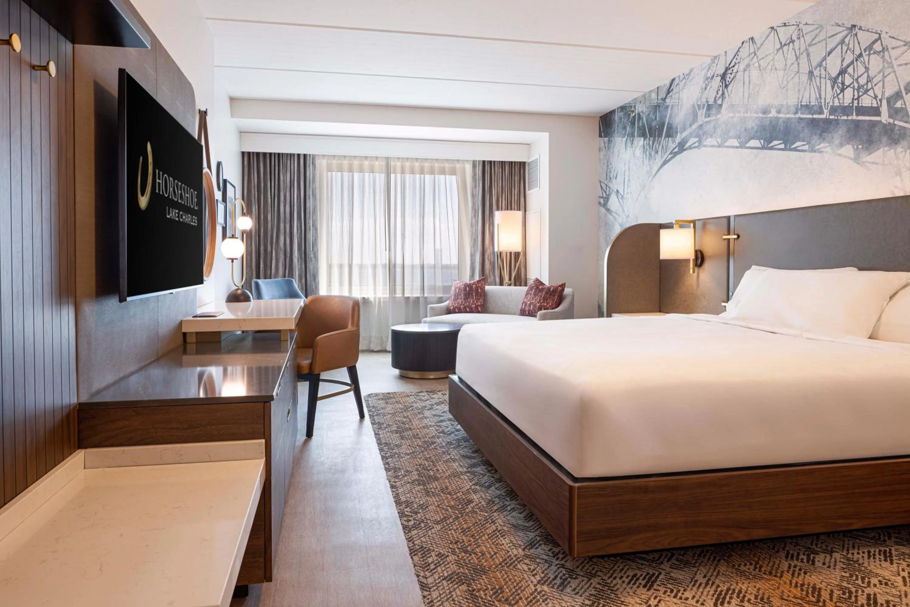 Photo of the whole room, Bed in Horseshoe Lake Charles