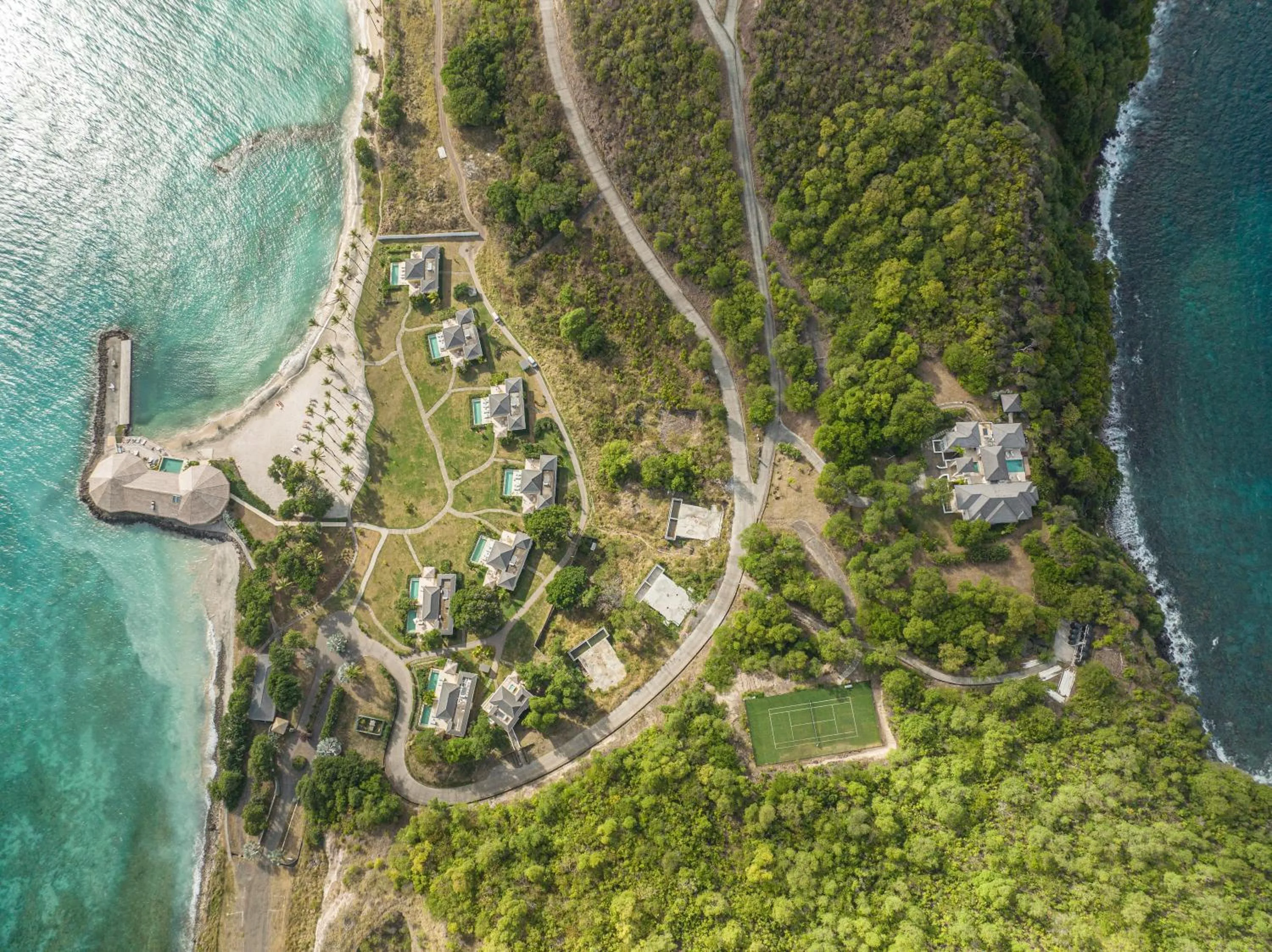 Bird's eye view in The Liming Bequia