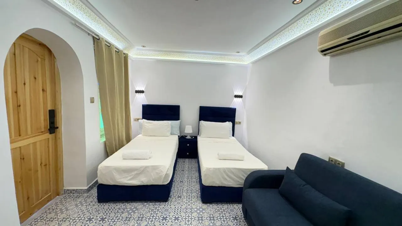 Bed in Dar Chefchaouen