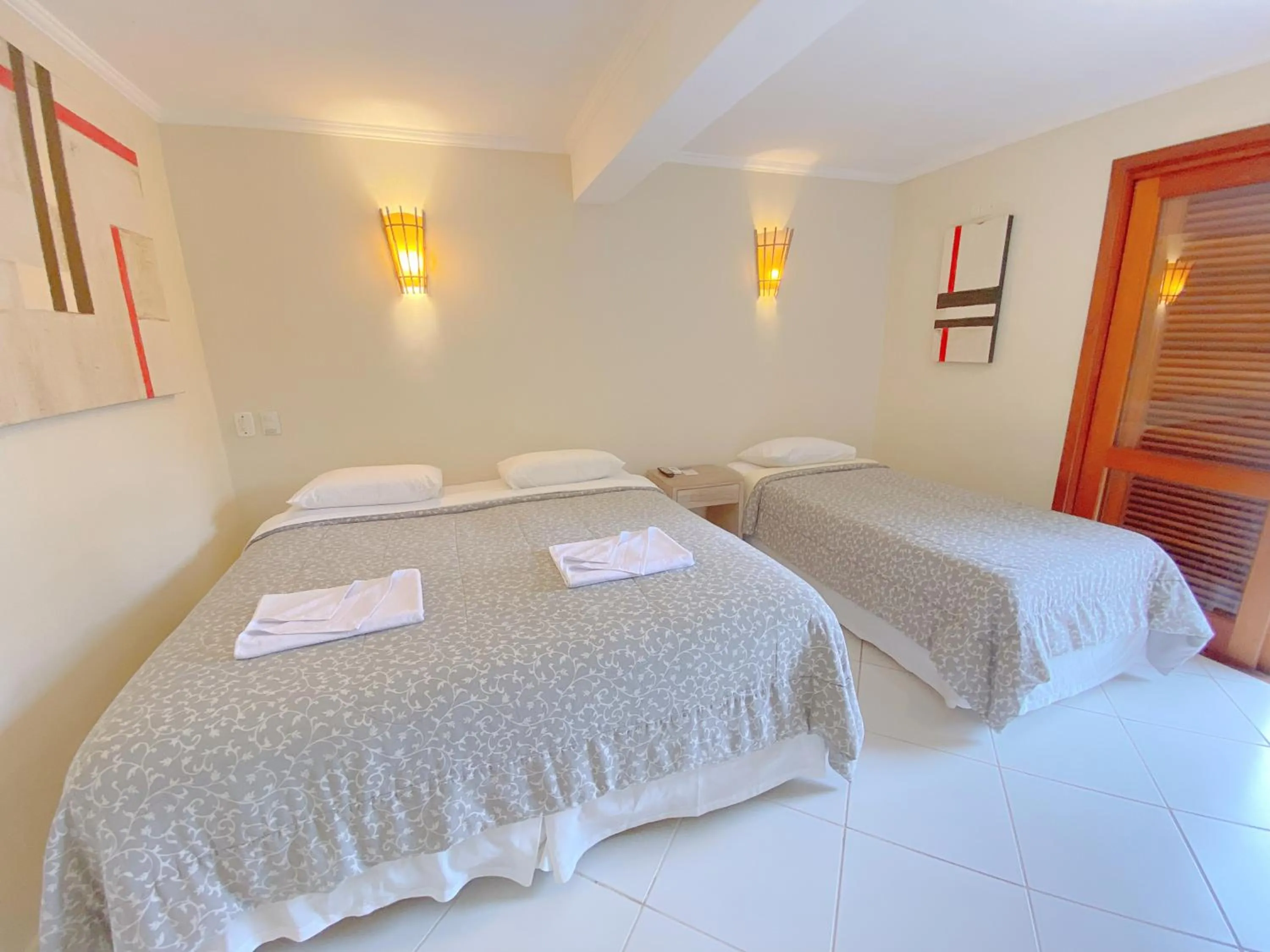 Property building, Bed in Pousada Montemar