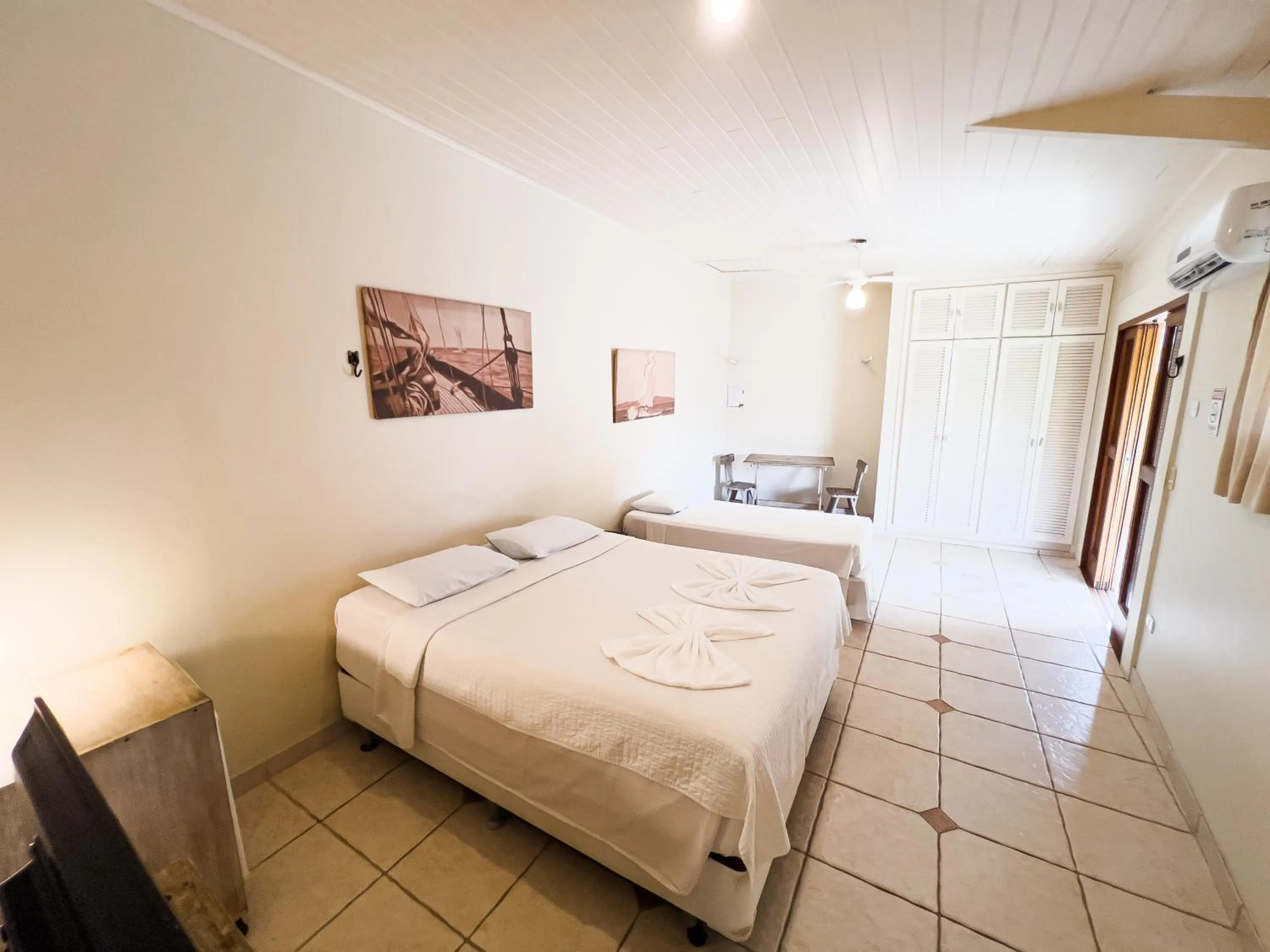 Bed in Pousada Montemar