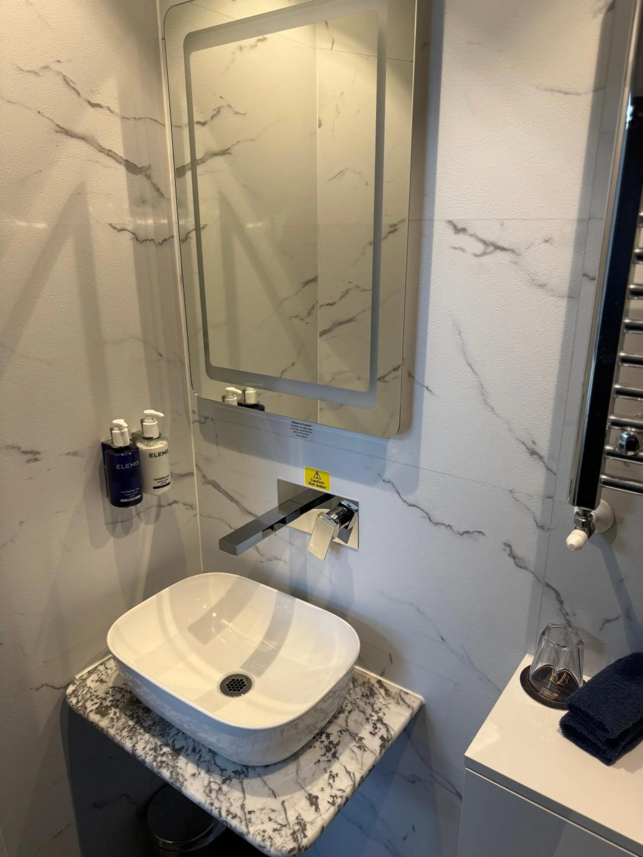 Shower in Llandudno Bay Hotel