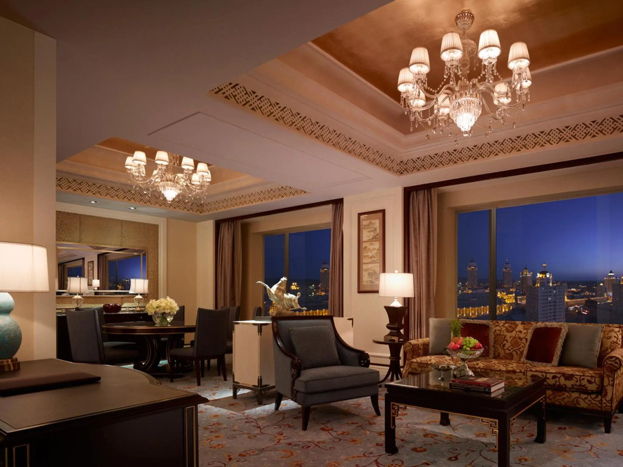 Seating area in Shangri-La Manzhouli