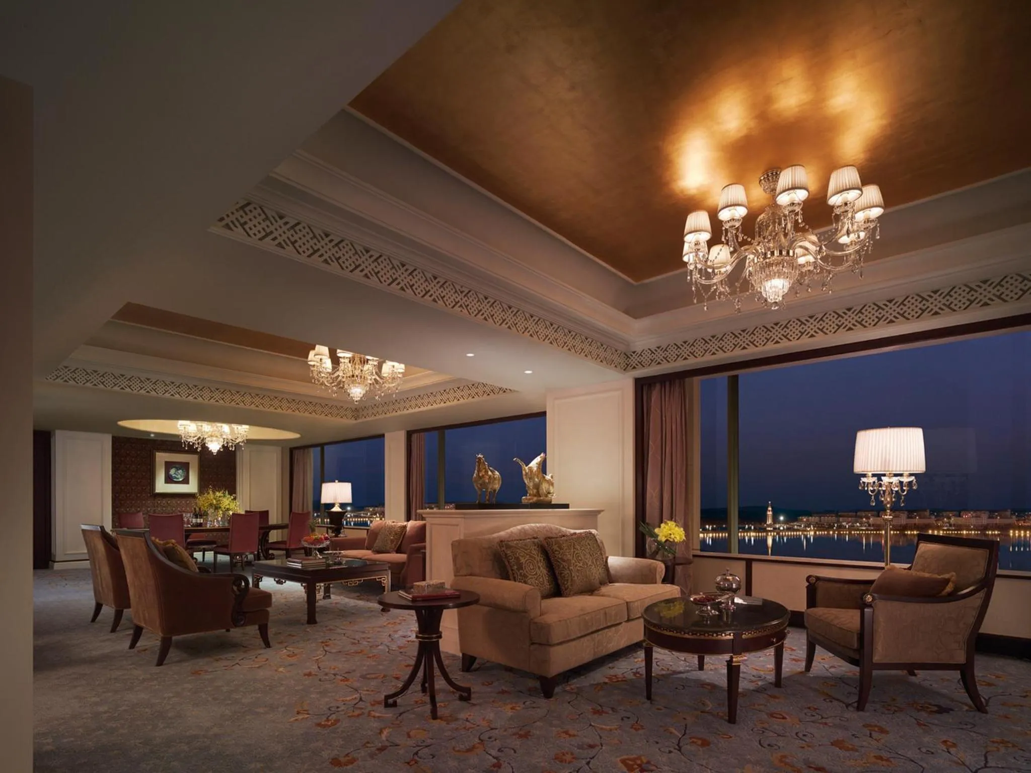 Seating area in Shangri-La Manzhouli