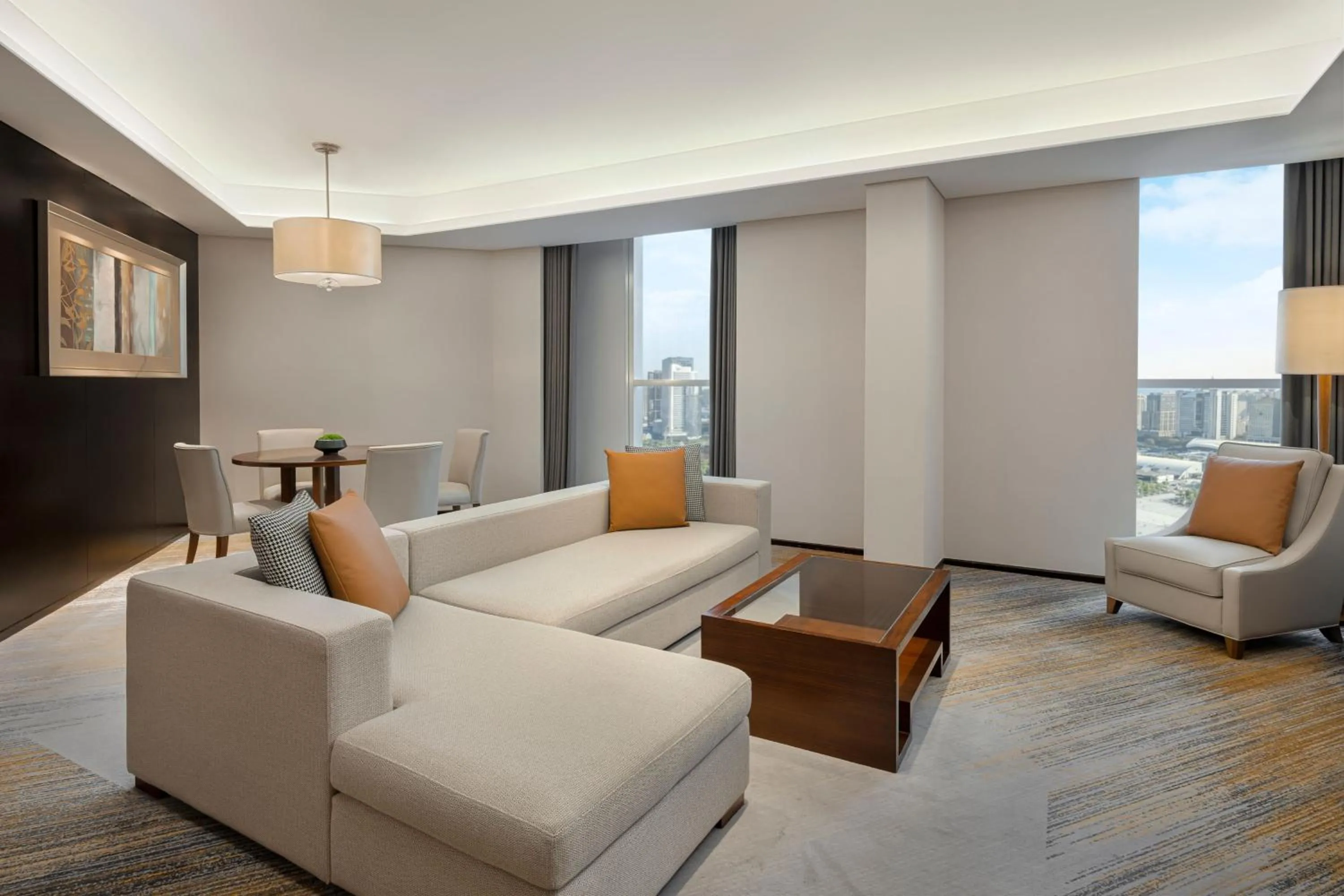 Living room in Sheraton Guangzhou Hotel