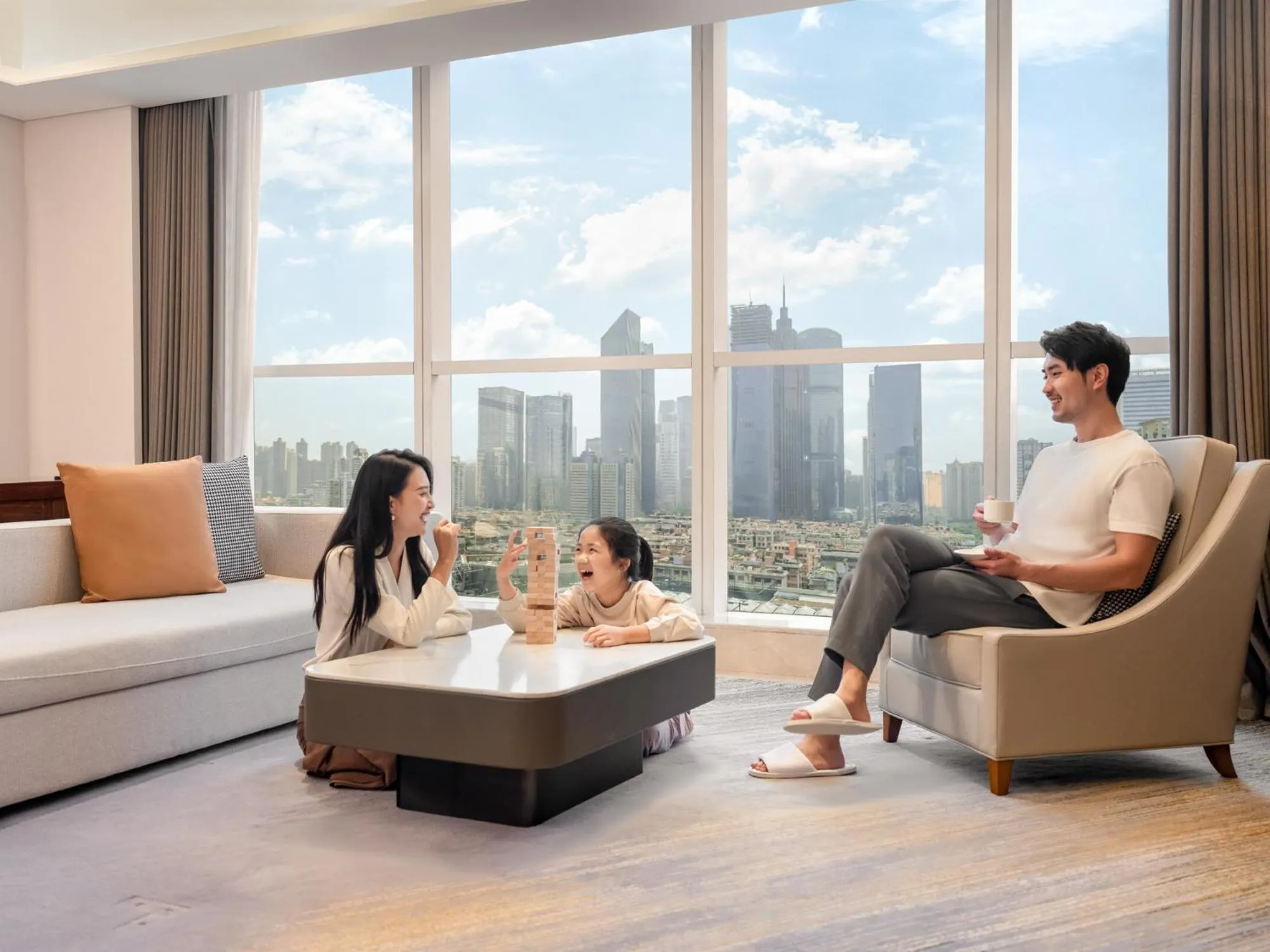 Family in Sheraton Guangzhou Hotel