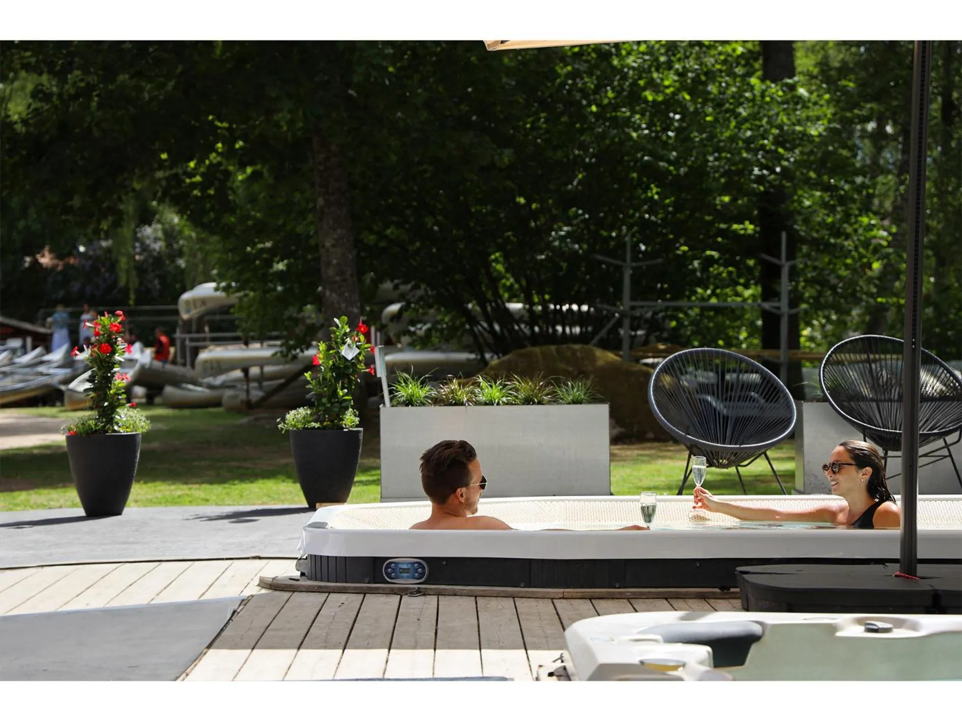 Hot Tub in STF Korrö Gårdshotell