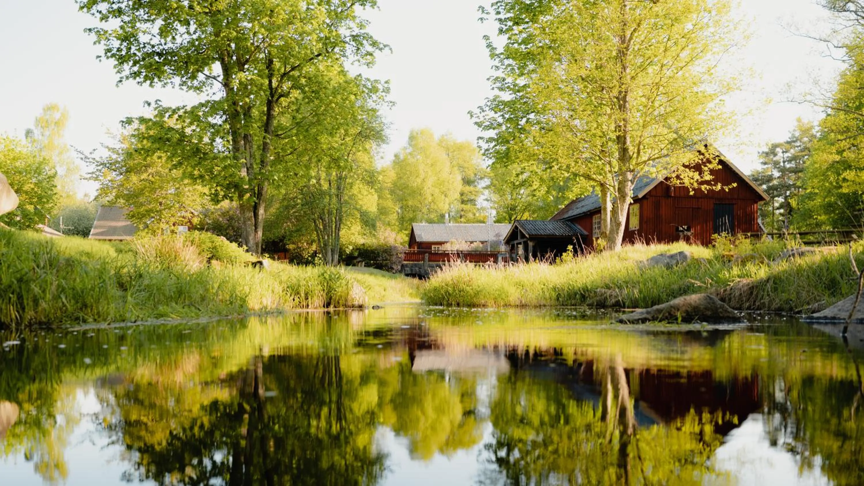 River view in STF Korrö Gårdshotell