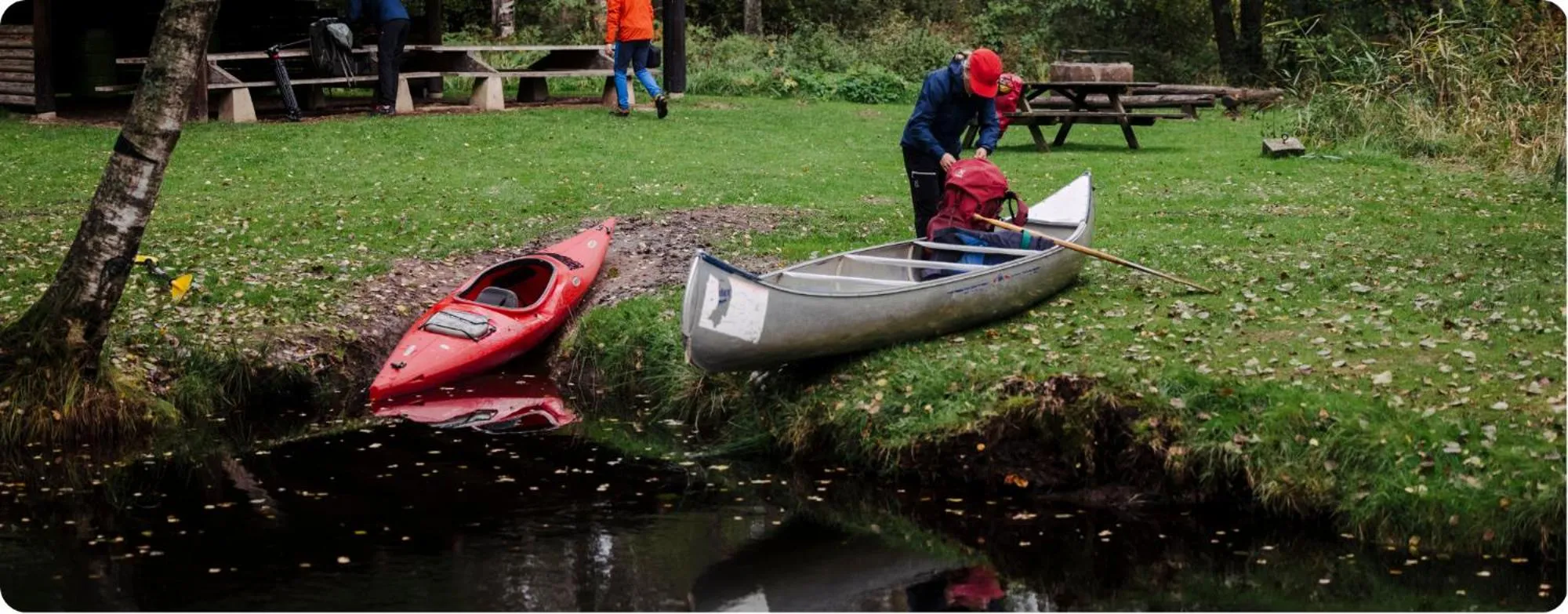 Canoeing in STF Korrö Gårdshotell