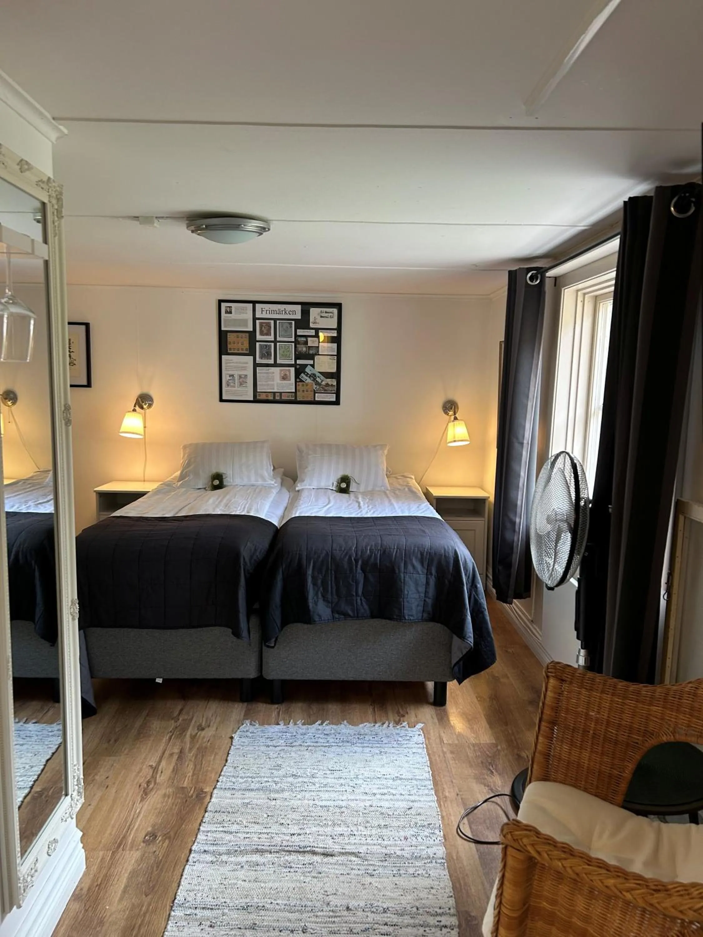 Bed in STF Korrö Gårdshotell