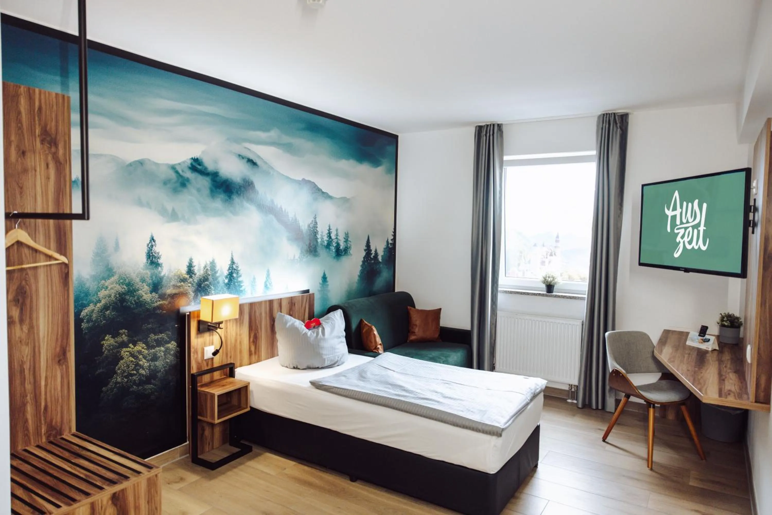 Bed in AUSZEIT DAS HOTEL Asbach-Bäumenheim