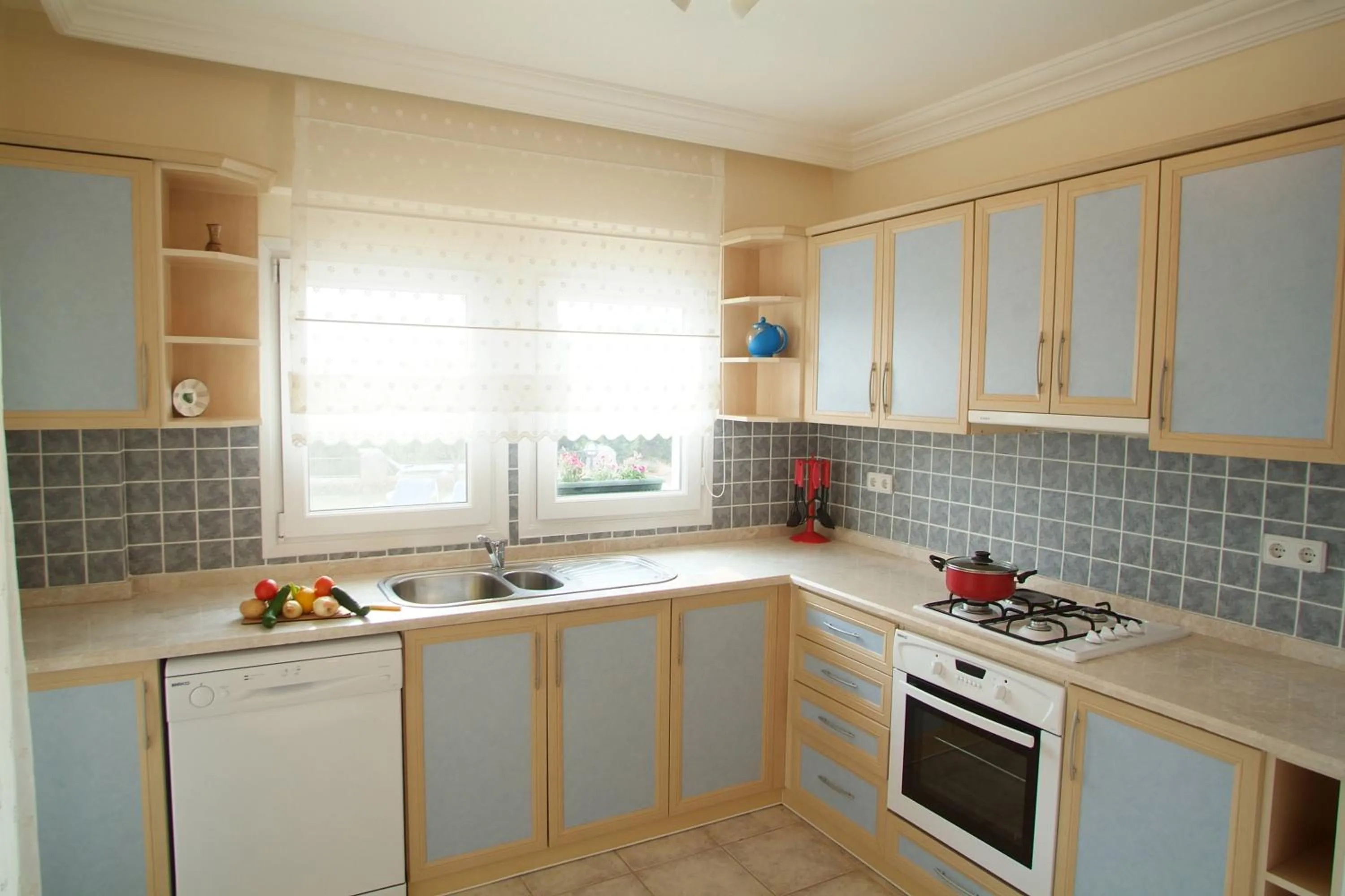 Kitchen or kitchenette in Sea Breeze Hotel and Apartments