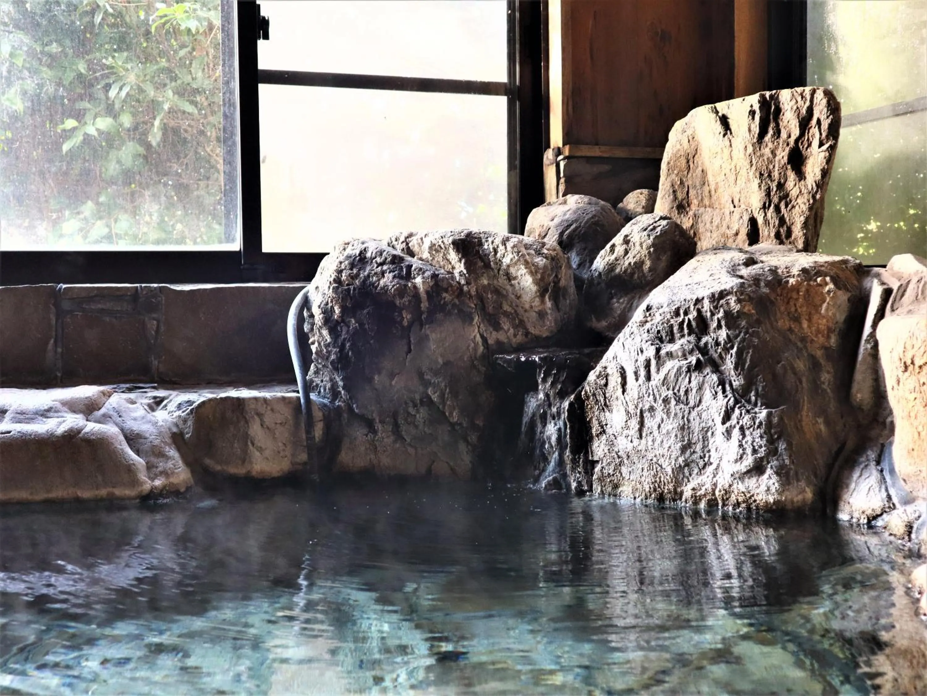 Hot Spring Bath in Yufuin Hoshinosato